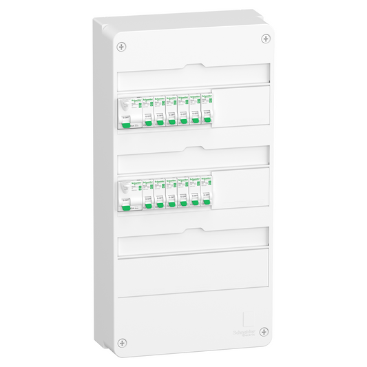 Schneider Electric-R9HPNFC15134P-Resi9, Tableau standard logement type T3 T4, 3 rangées, technologie XE