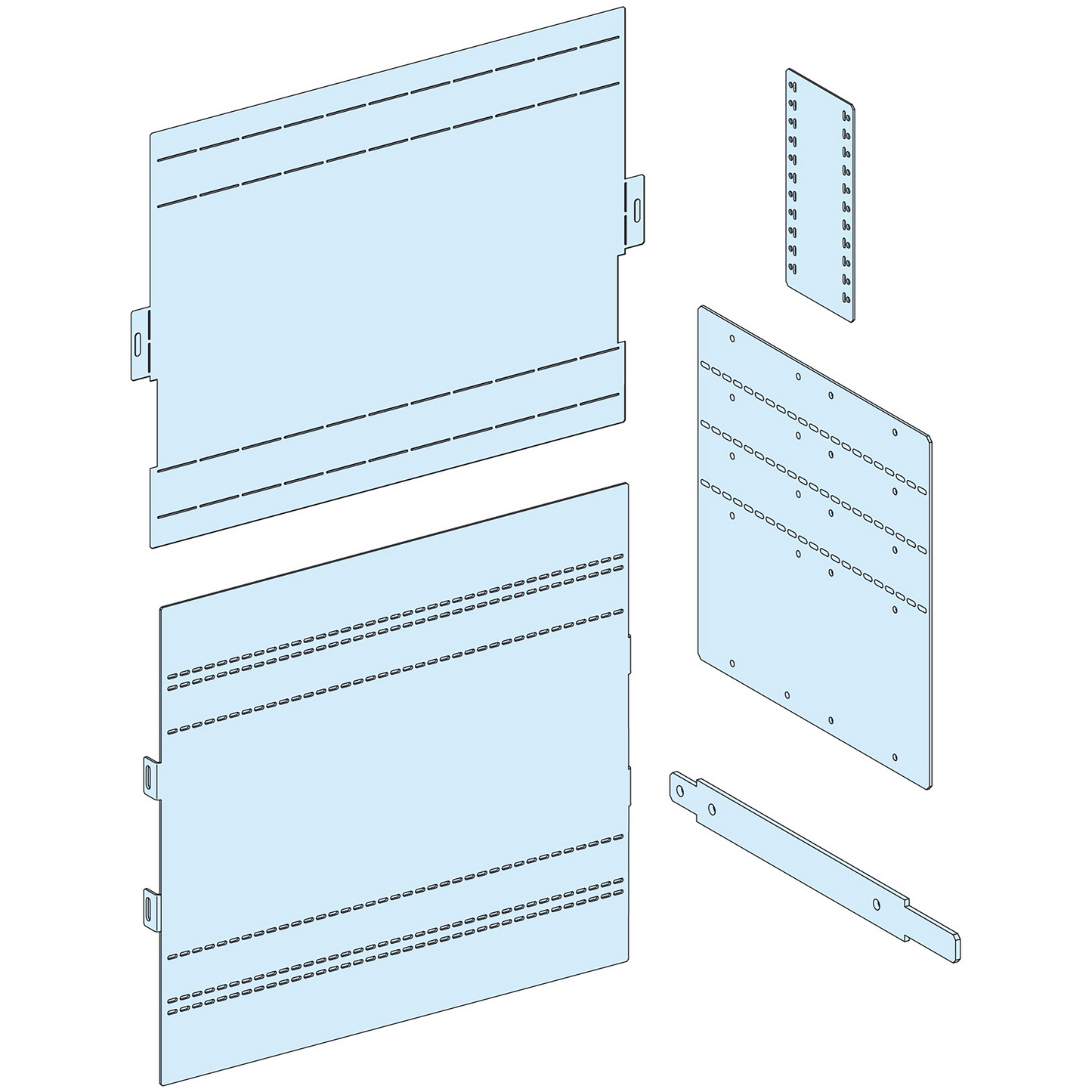 Schneider Electric-LVS04871-PrismaSeT P - Capot additionnel Canalis