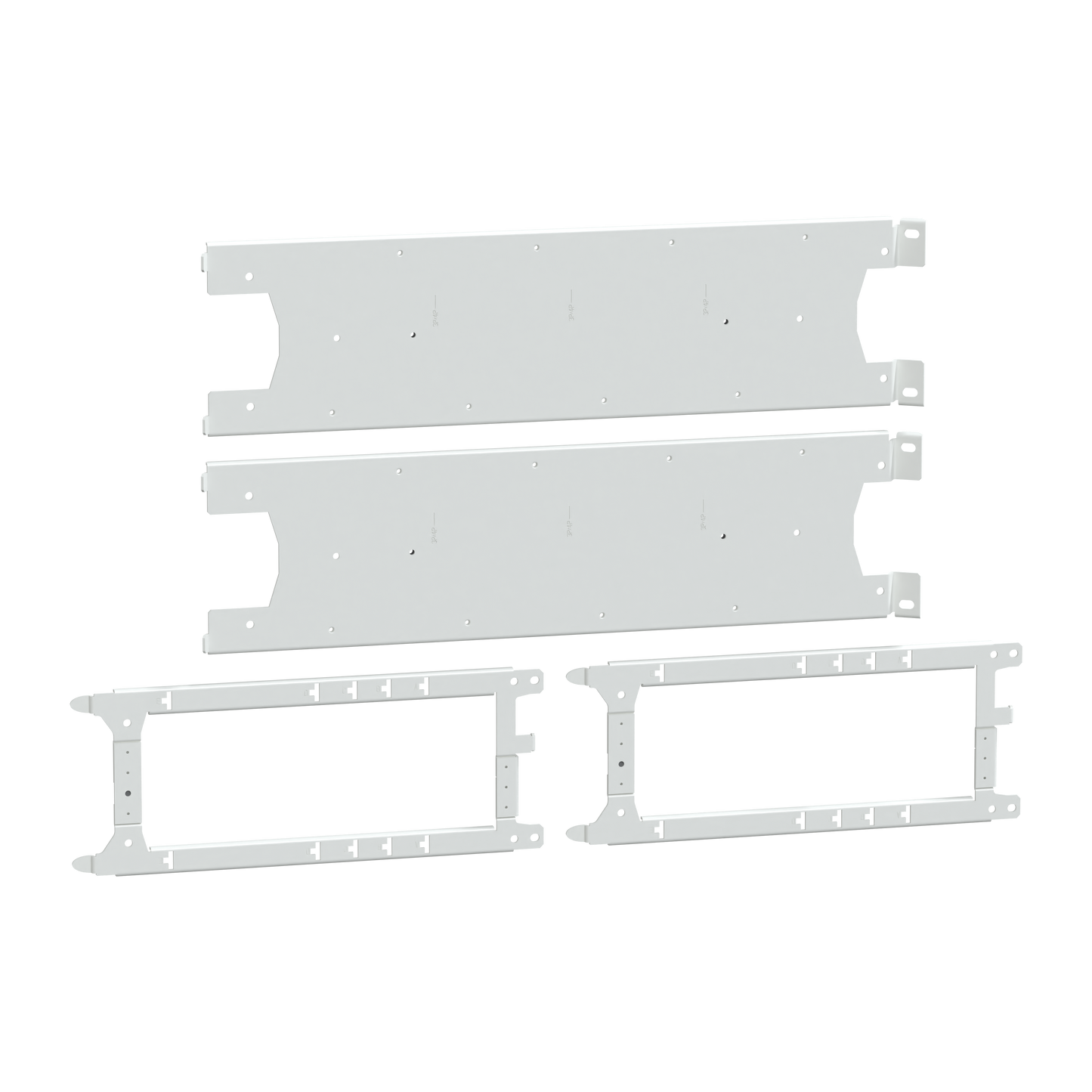 Schneider Electric-LVS03406-PrismaSeT P - Platine NSXm vigi vert.- fixe - 3P4P- Cde man. rotat.-L650