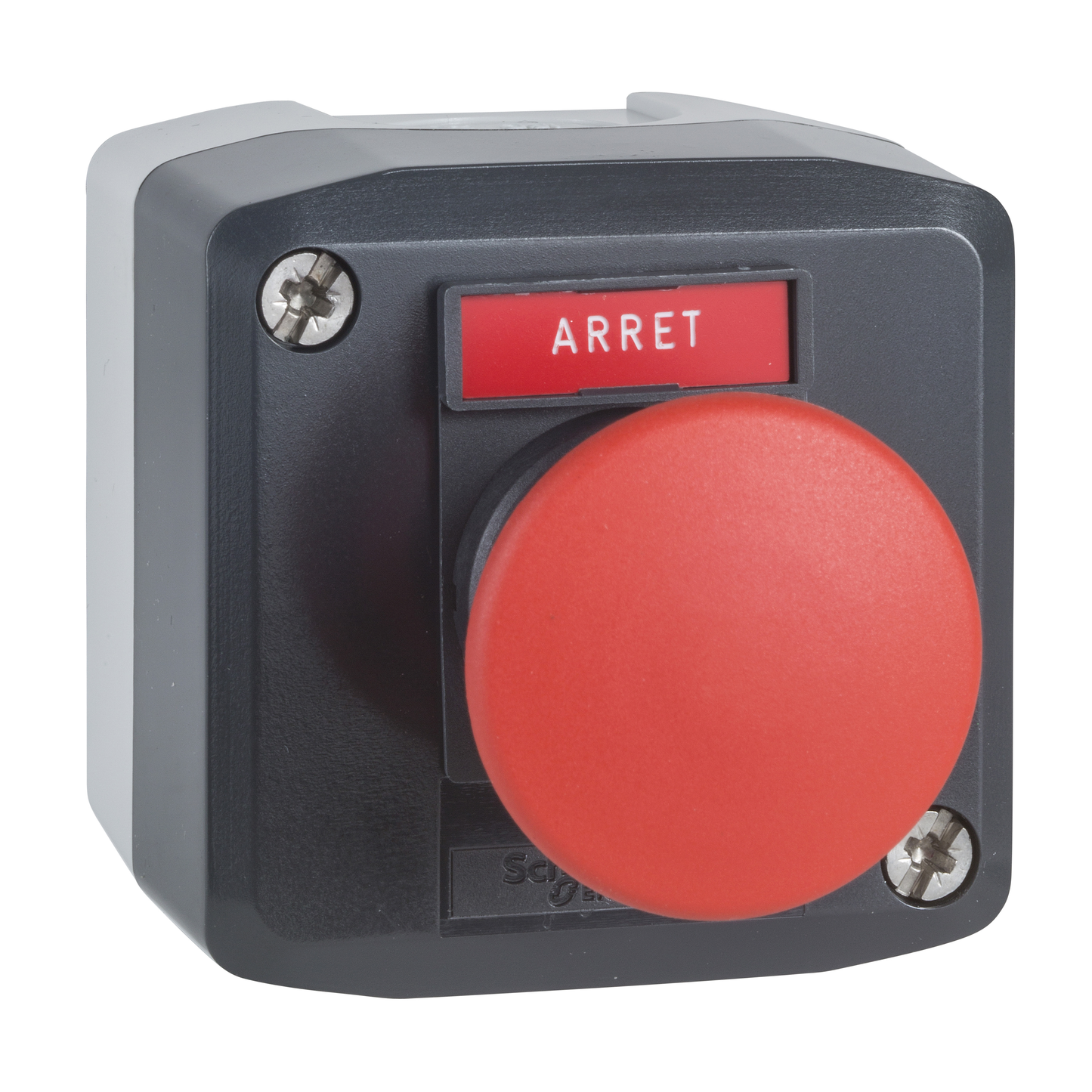 Schneider Electric-XALD164-Harmony boite - 1 coup de poing rouge Ø40 - 1O - Arret
