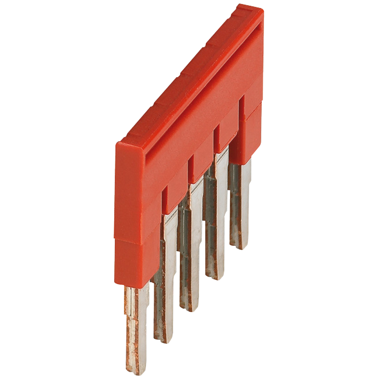 Schneider Electric-NSYTRAL45-Pont enfichable - 5 points - pour bornes 4mm² - rouge