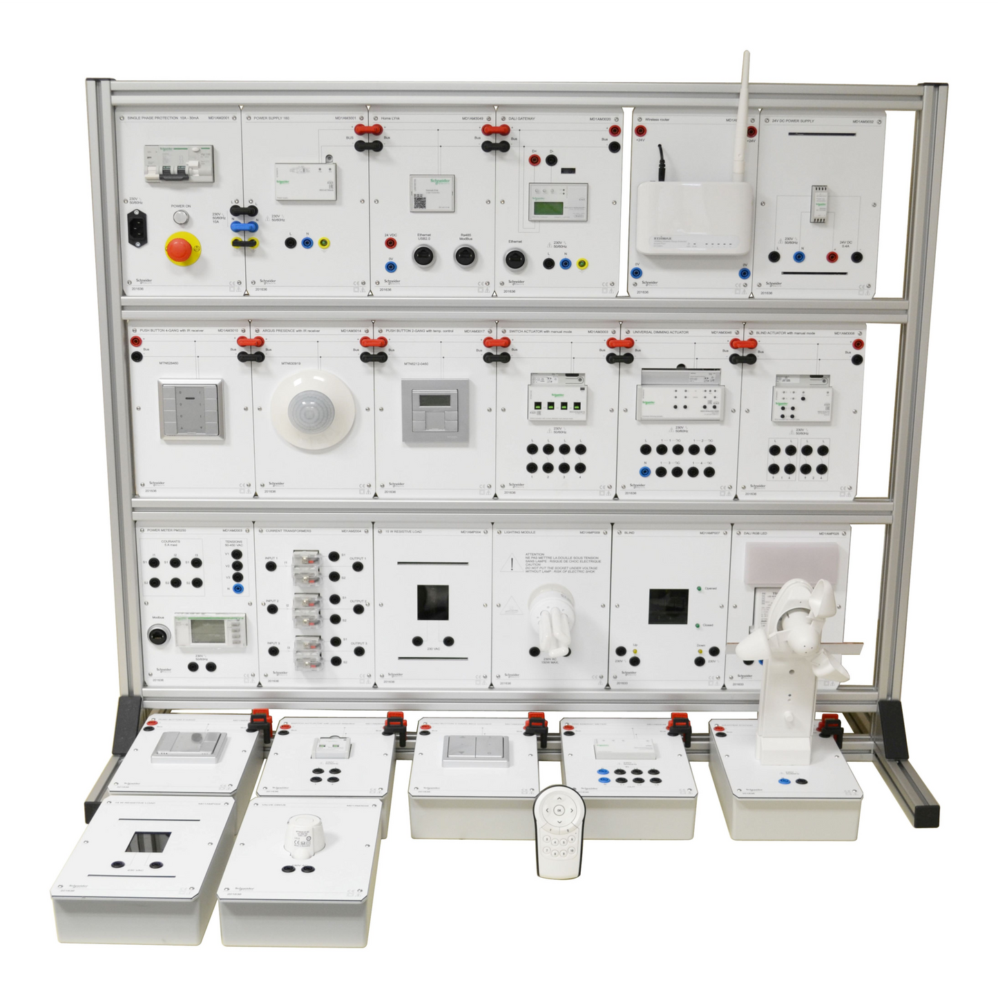 Schneider Electric-MD1AMLKNXEE-DID - Banc modulaire KNX efficacité énergétique