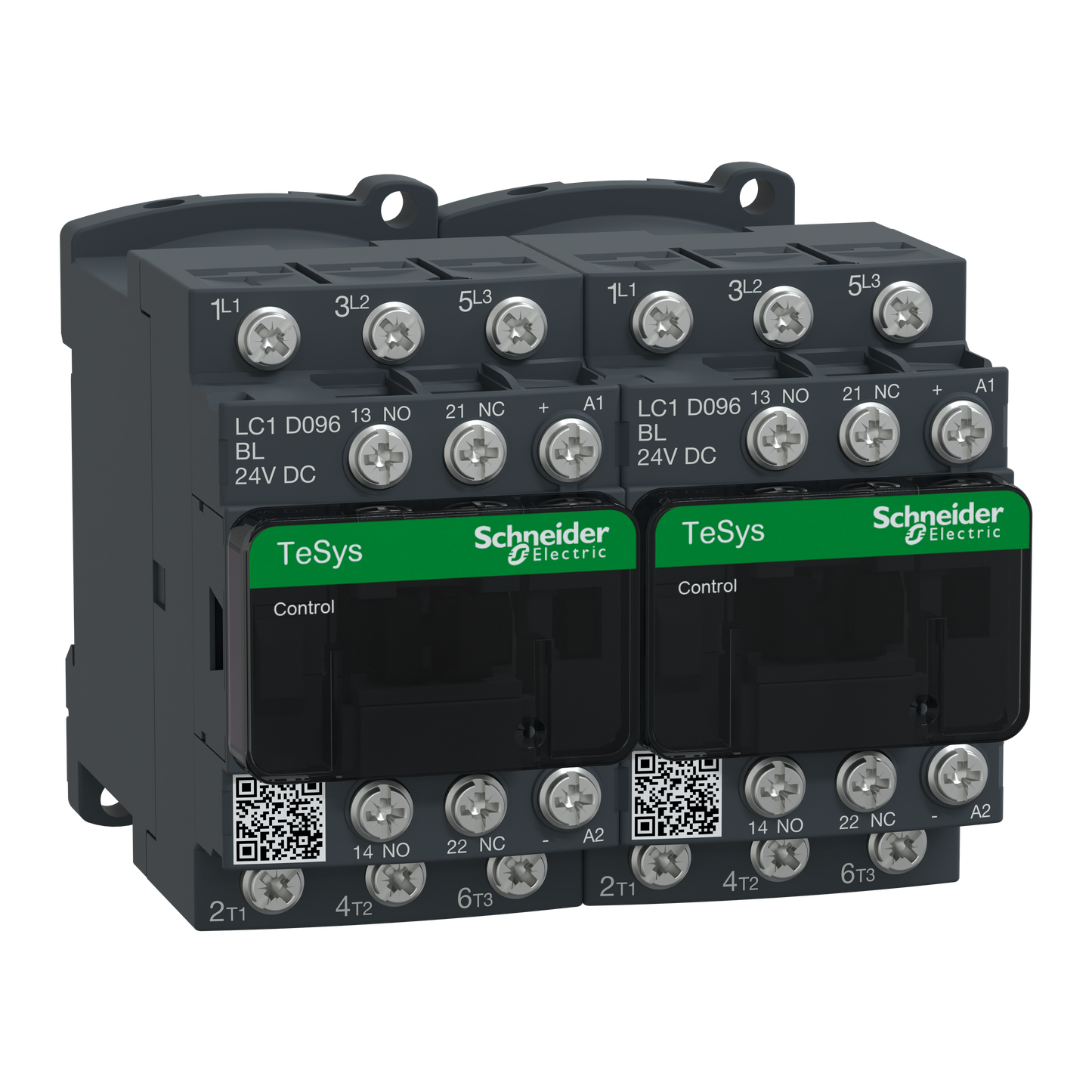 Schneider Electric-LC2D096BL-TeSys LC2D - contacteur inverseur - 3P - AC-3 440V - 9A - bobine 24Vcc