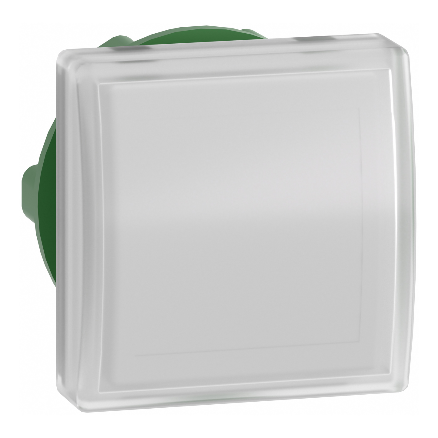 Schneider Electric-ZB5CV013-Harmony tête pour voyant - Ø22 - carré - cabochon lisse blanc