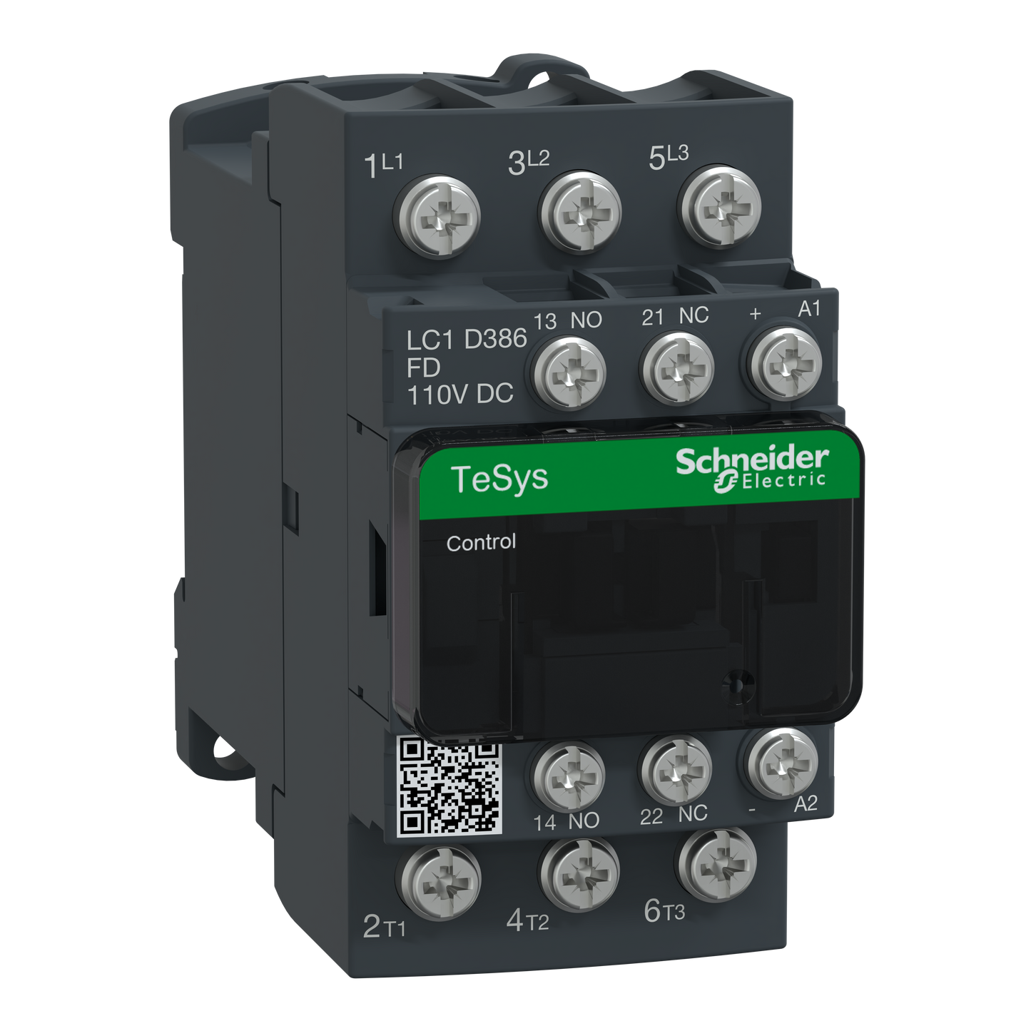 Schneider Electric-LC1D386FD-TeSys LC1D - contacteur - 3P - AC-3 440V - 38A - bobine 110Vcc