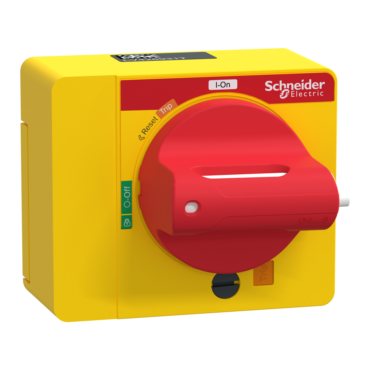 Schneider Electric-LV426931T-ComPacT NSXm - commande rotative directe rouge/jaune O/F pour NSXm