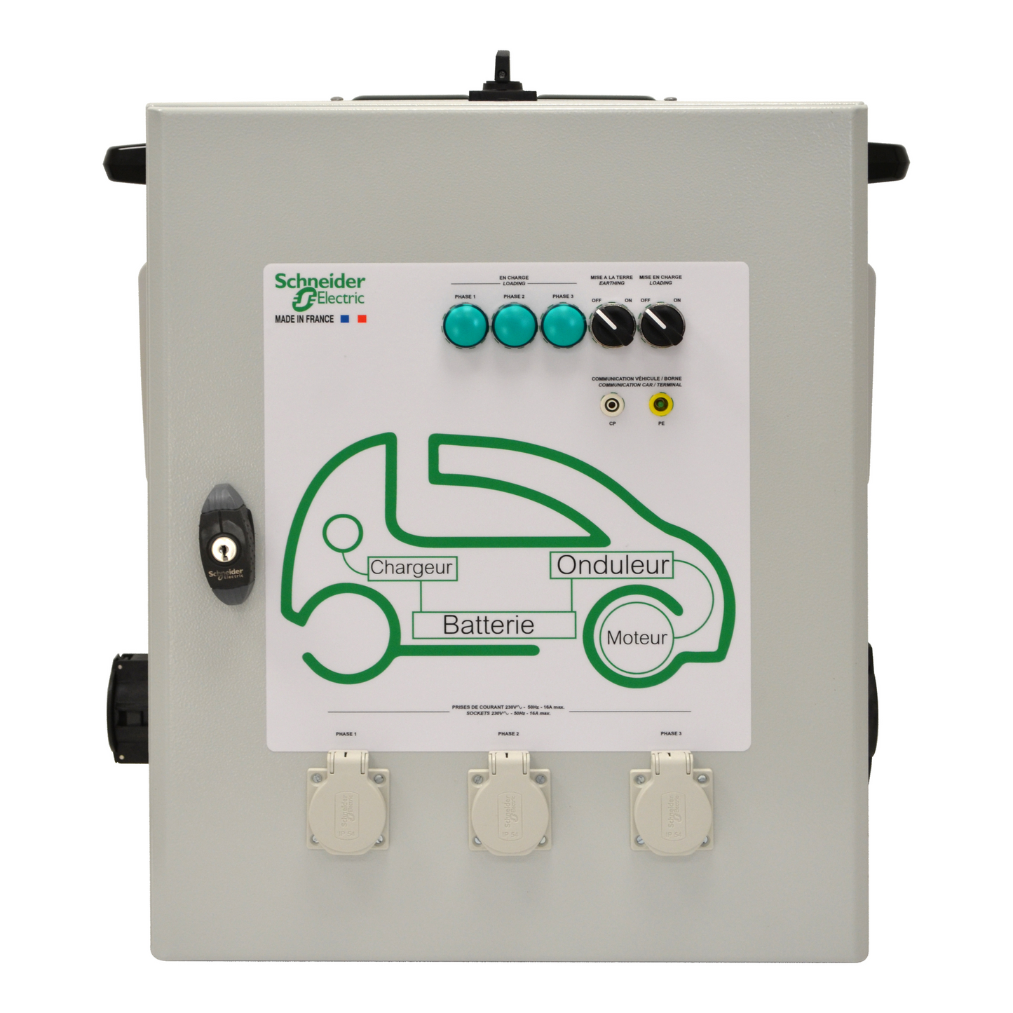Schneider Electric-MDGVE050C-DID - Coffret de simulation de présence d'un véhicule électrique