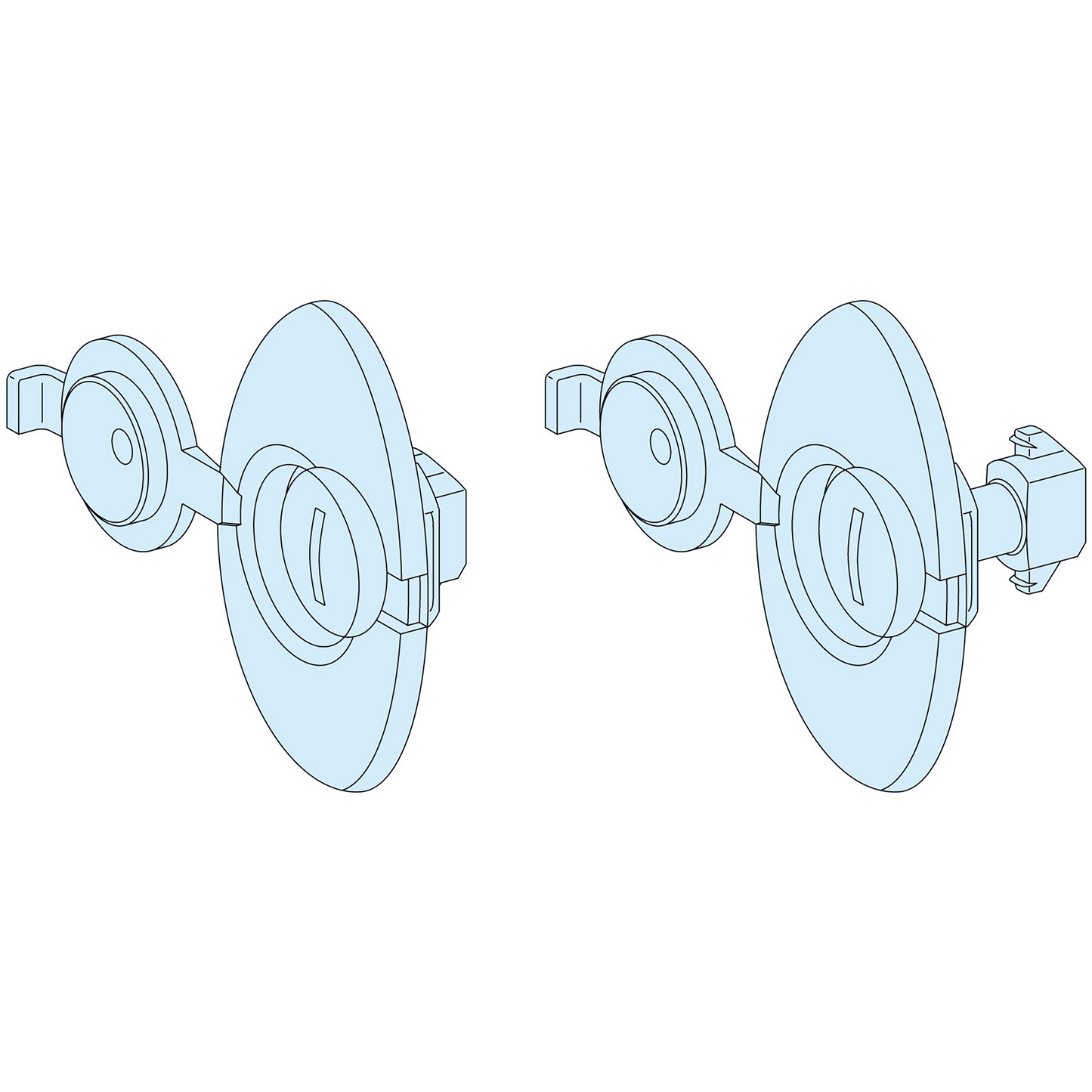 Schneider Electric-LVS01106-PrismaSeT P - Accessoires panneau fond IP30-Syst. 1/4t - 8 longs+2 courts