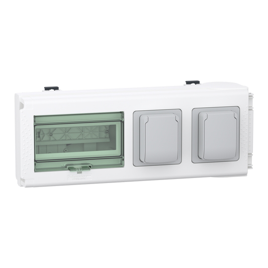 Schneider Electric-KNB32CP11F-Canalis KNA - connecteur de dérivation 32A - 2 prises domestiques NF
