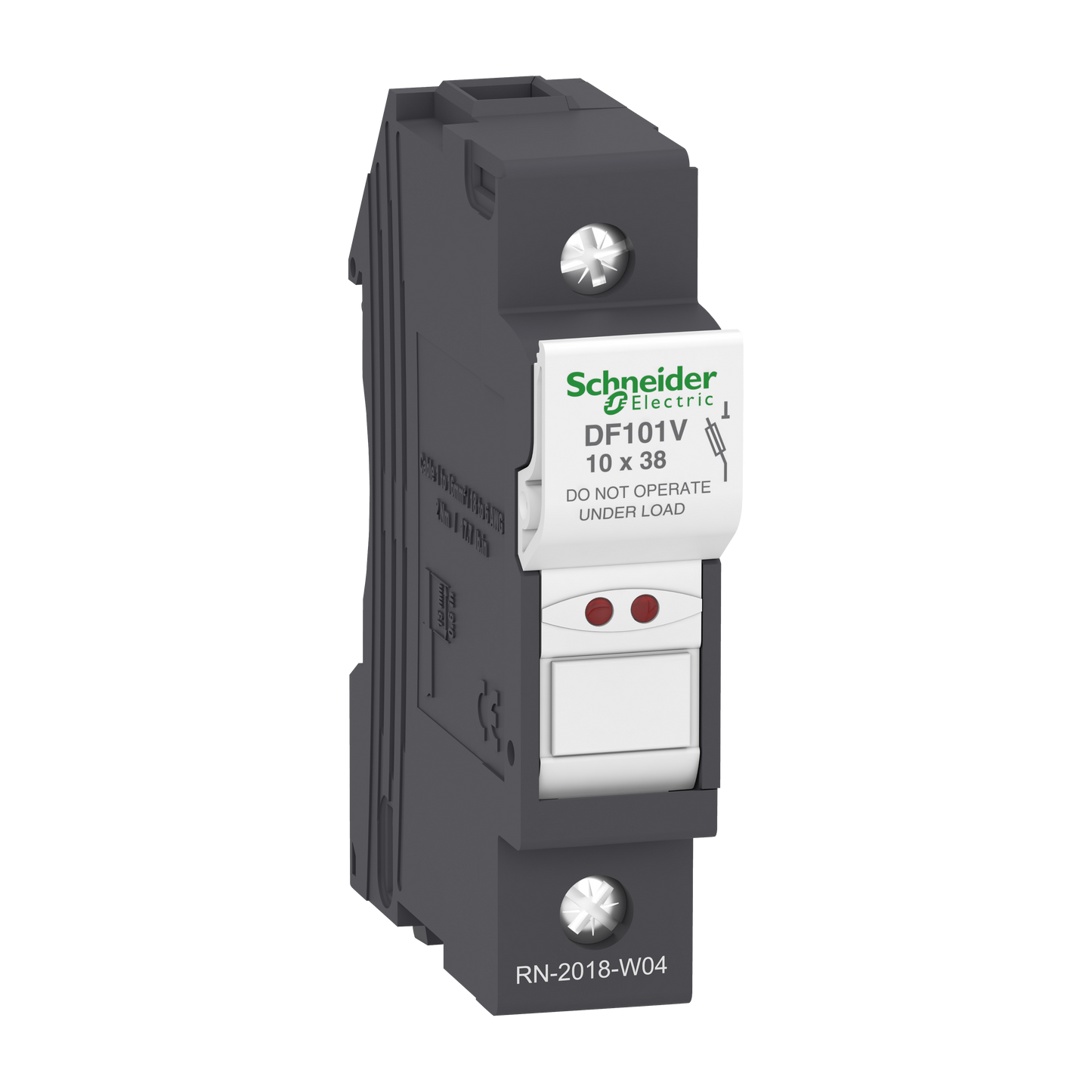 Schneider Electric-DF101V-TeSys - porte-fusible - 1P - 32A - pour fusible 10x38mm - avec voyant fusible