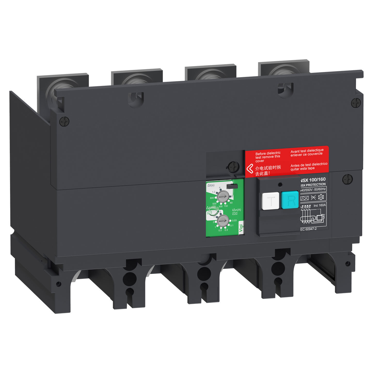 Schneider Electric-LV429491-ComPacT VigiPacT NSX - bloc vigi - 4P - seuil 0,03 à 30A - 440/550Vca pr NSX160