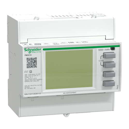 Schneider Electric-METSEPM3210-PowerLogic - centrale de mesure - PM3210 - modulaire - impulsions