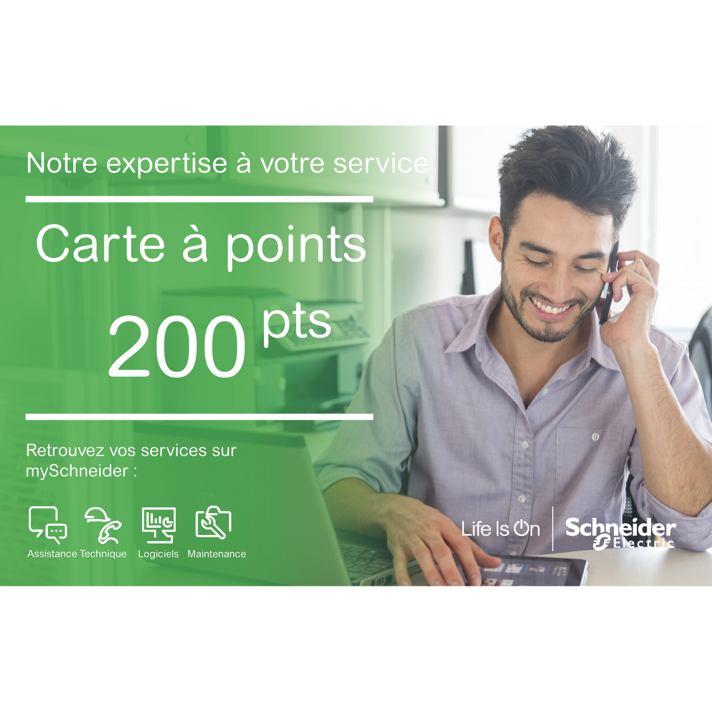 Schneider Electric-FSACSP200-Services en ligne - 200 points Services En Ligne digitale