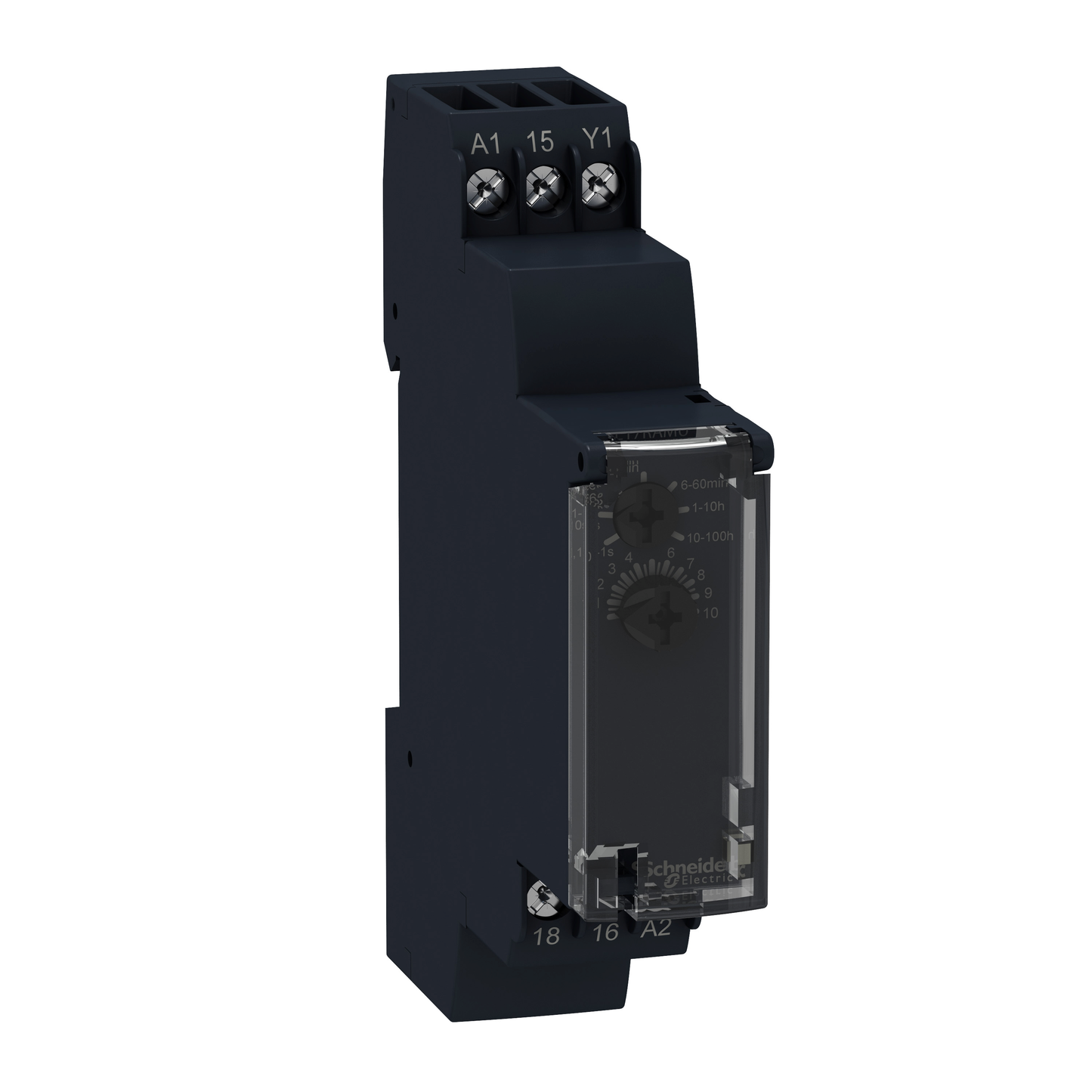 Schneider Electric-RE17RAMU-Harmony Time RE17 - relais tempo bifonction - 1OF - 24Vcc 24 à 240Vca