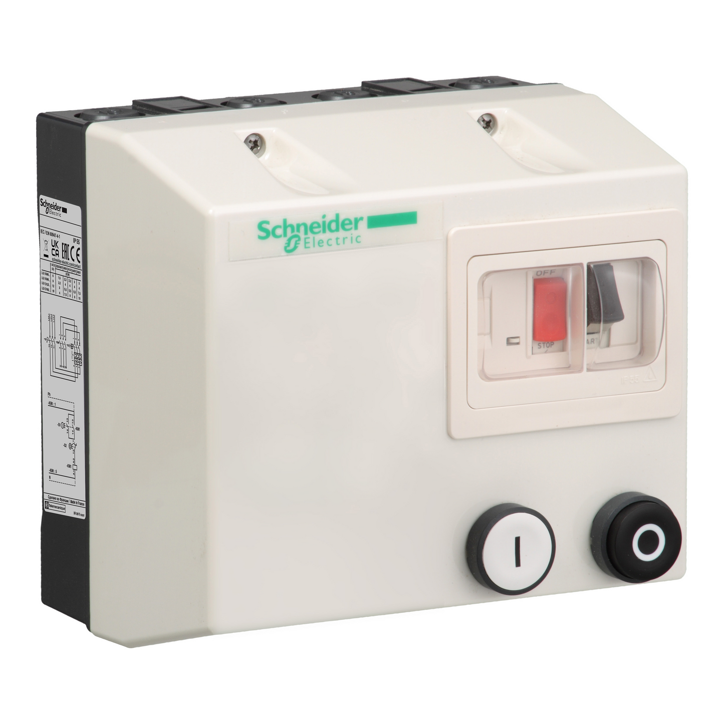 Schneider Electric-DE1KS217A06-TeSys LE - boitier démarreur vide - T2 - avec 2 boutons