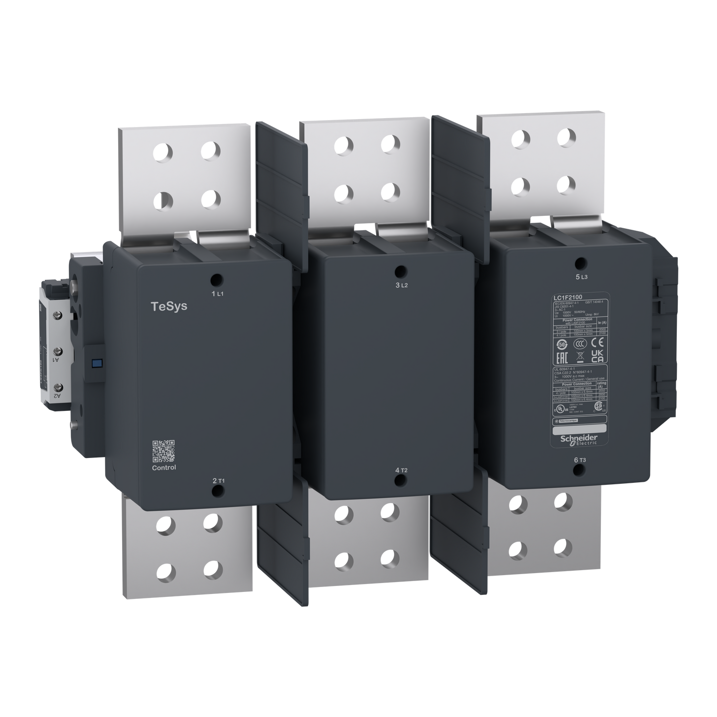 Schneider Electric-LC1F2100LD-TeSys F - Contacteur 3p 2100a ac1 2 00vcc bobine