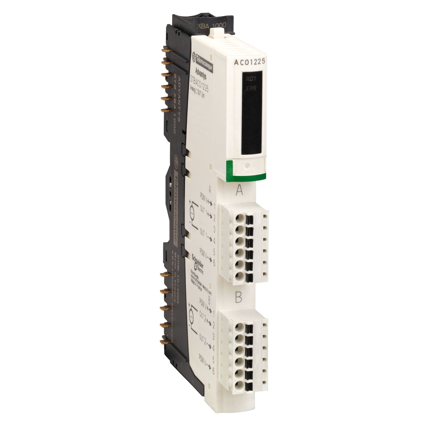 Schneider Electric-STBACO1225K-Advantys STB - kit de sorties analogiques de base - 4..20 mA - 2 S - 10 bits