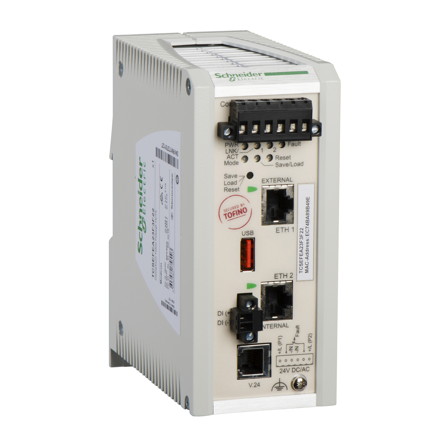 Schneider Electric-TCSEFEC23F3F21-ConneXium Indust Firewall/Router TX/TX