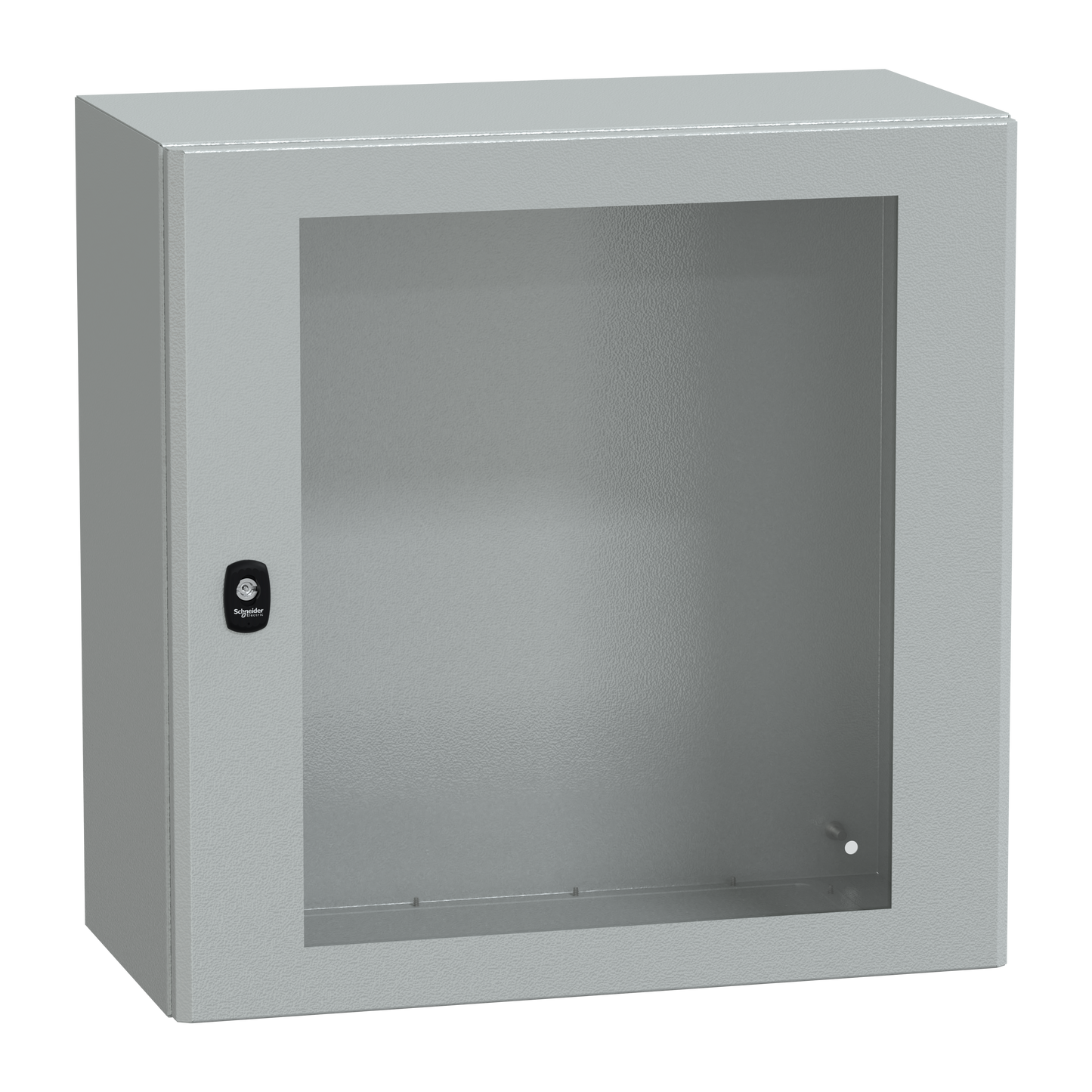 Schneider Electric-NSYS3D6630T-PanelSeT S3D - Enveloppe acier - H600xL600xP300 mm - porte vitrée