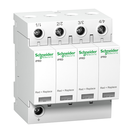 Schneider Electric-A9L20421-Acti9 - Parafoudre IPRD20r - 4P - 20kA - 460V - avec report de signalisation