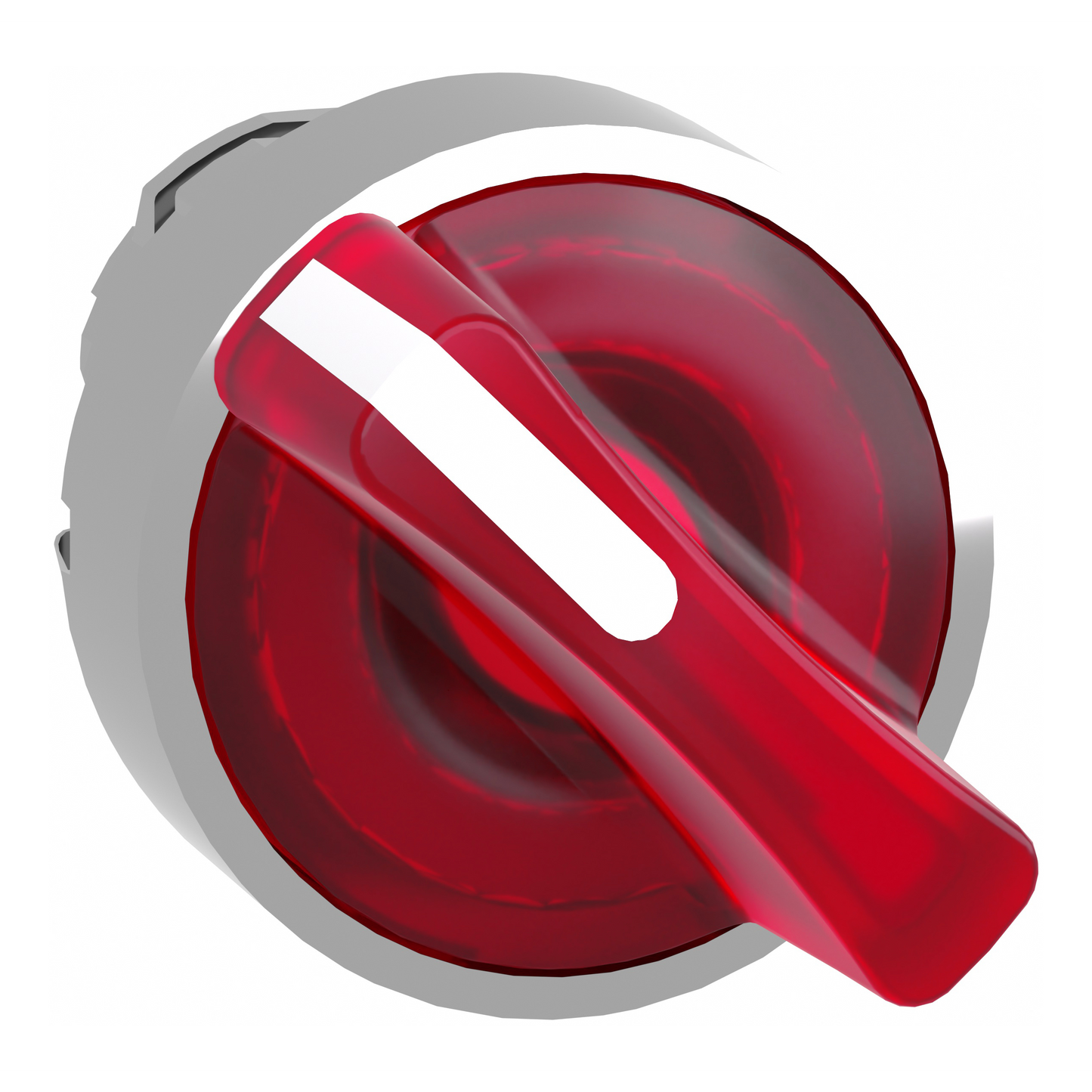 Schneider Electric-ZB4BK1443-Harmony XB4 - tête bouton à manette lumineux - Ø22 - 2 pos à rap. - rouge