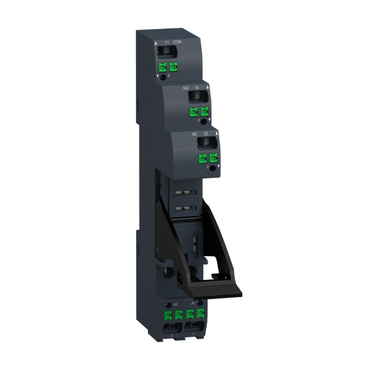 Schneider Electric-RGZE05P-RGZ push-in socket with clamp, separate contact, for RXG1 relays