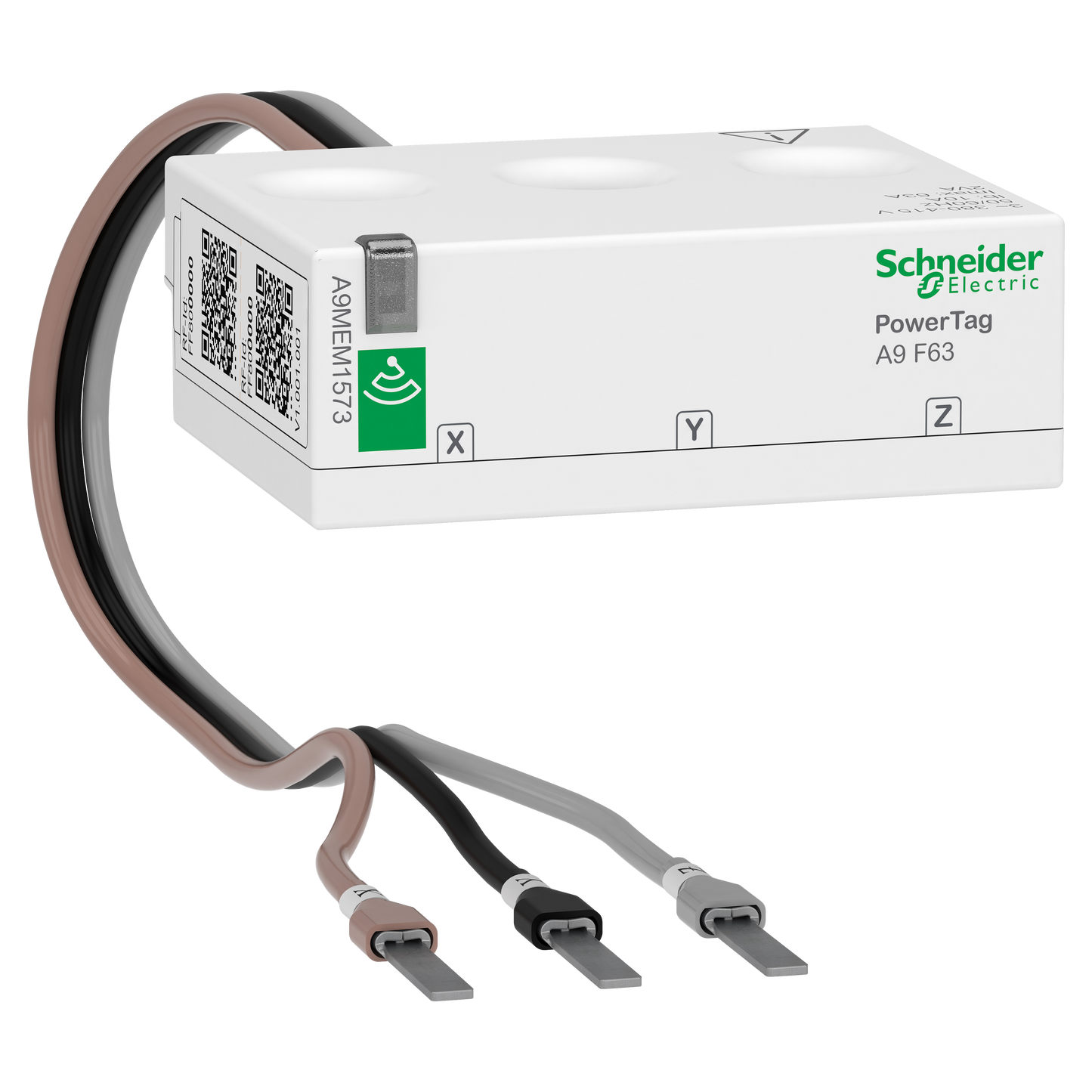 Schneider Electric-A9MEM1573-PowerTag - Capteur de mesure radiofréquence - 3P - 63A - am/av