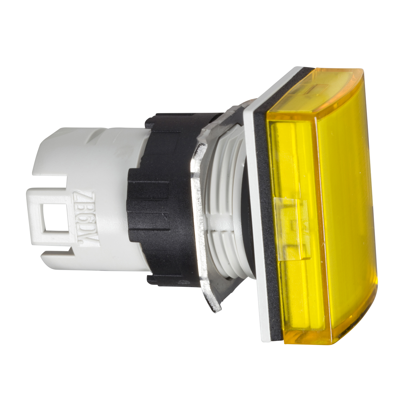 Schneider Electric-ZB6DV5-Harmony ZB6 - tête rect. pour voyant - Ø16mm - cabochon lisse - jaune