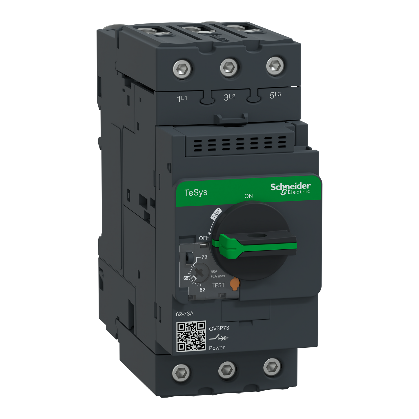 Schneider Electric-GV3P73-TeSys GV - disjoncteur moteur magnéto-thermique - 62 à 73A - 3P - Everlink
