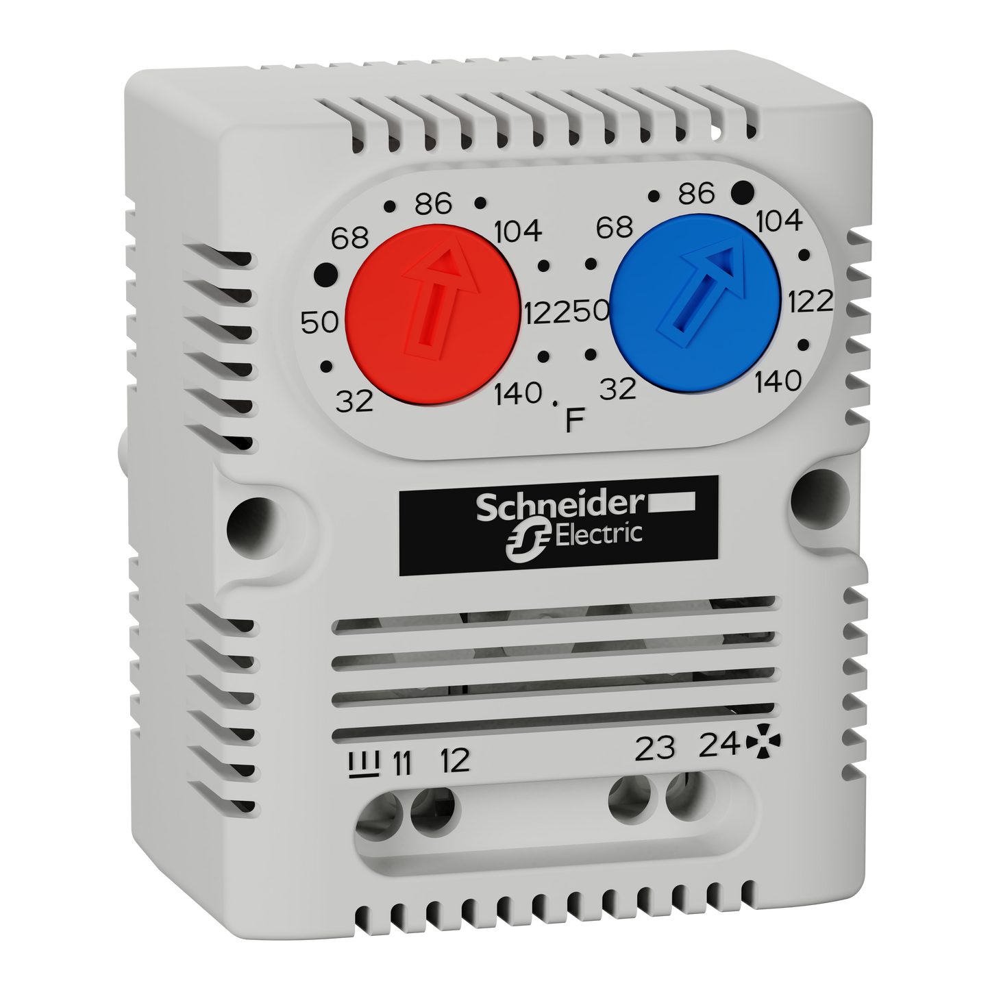 Schneider Electric-NSYCCOTHDF-ClimaSys - thermostat double - à ouverture/à fermeture - °F