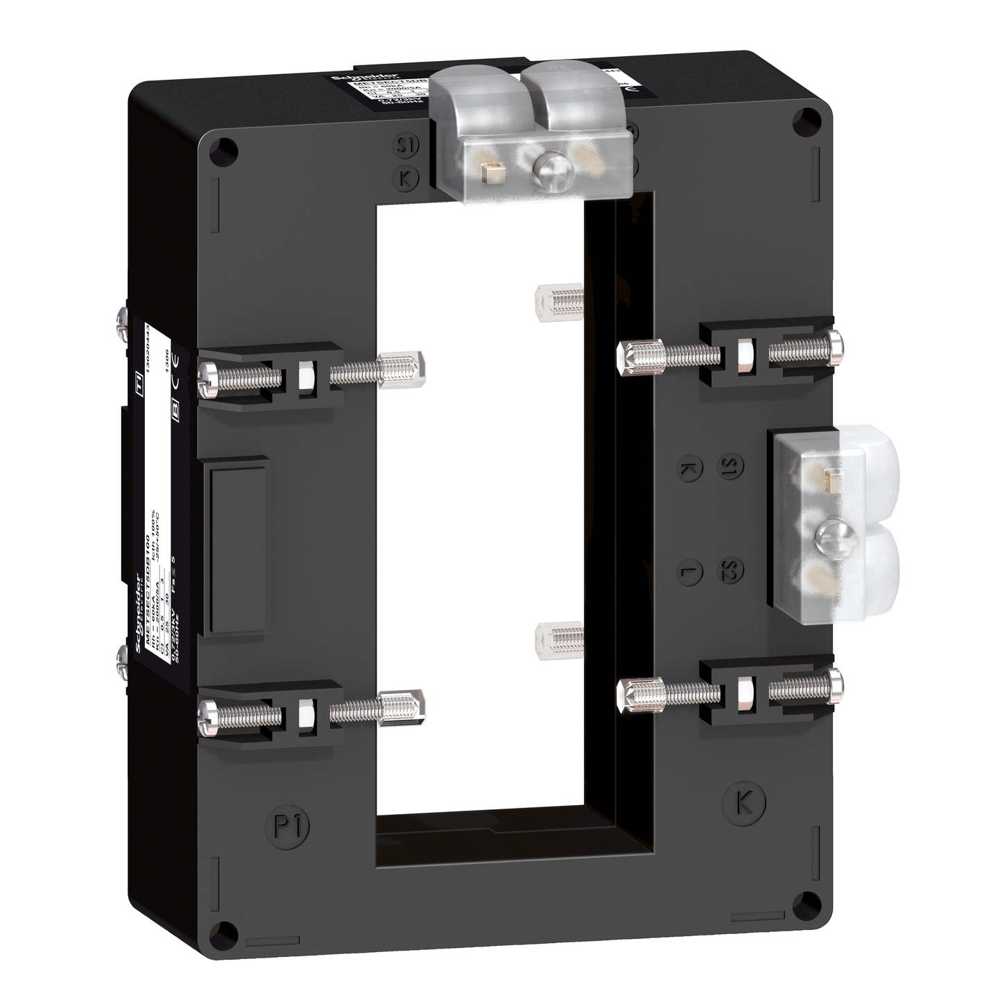Schneider Electric-METSECT5DC200-PowerLogic - transformateur d'intensité - 2000/5A double sortie - barre 52x127mm