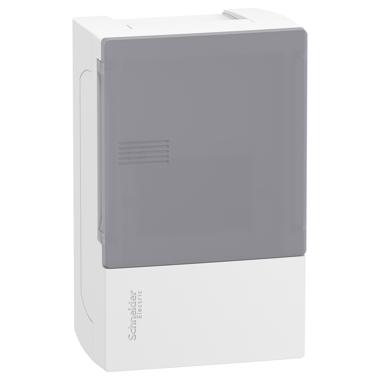 Schneider Electric-MIP11104T-Pragma - mini coffret en saillie - 1x4 mod. - portillon transp. - bornier terre