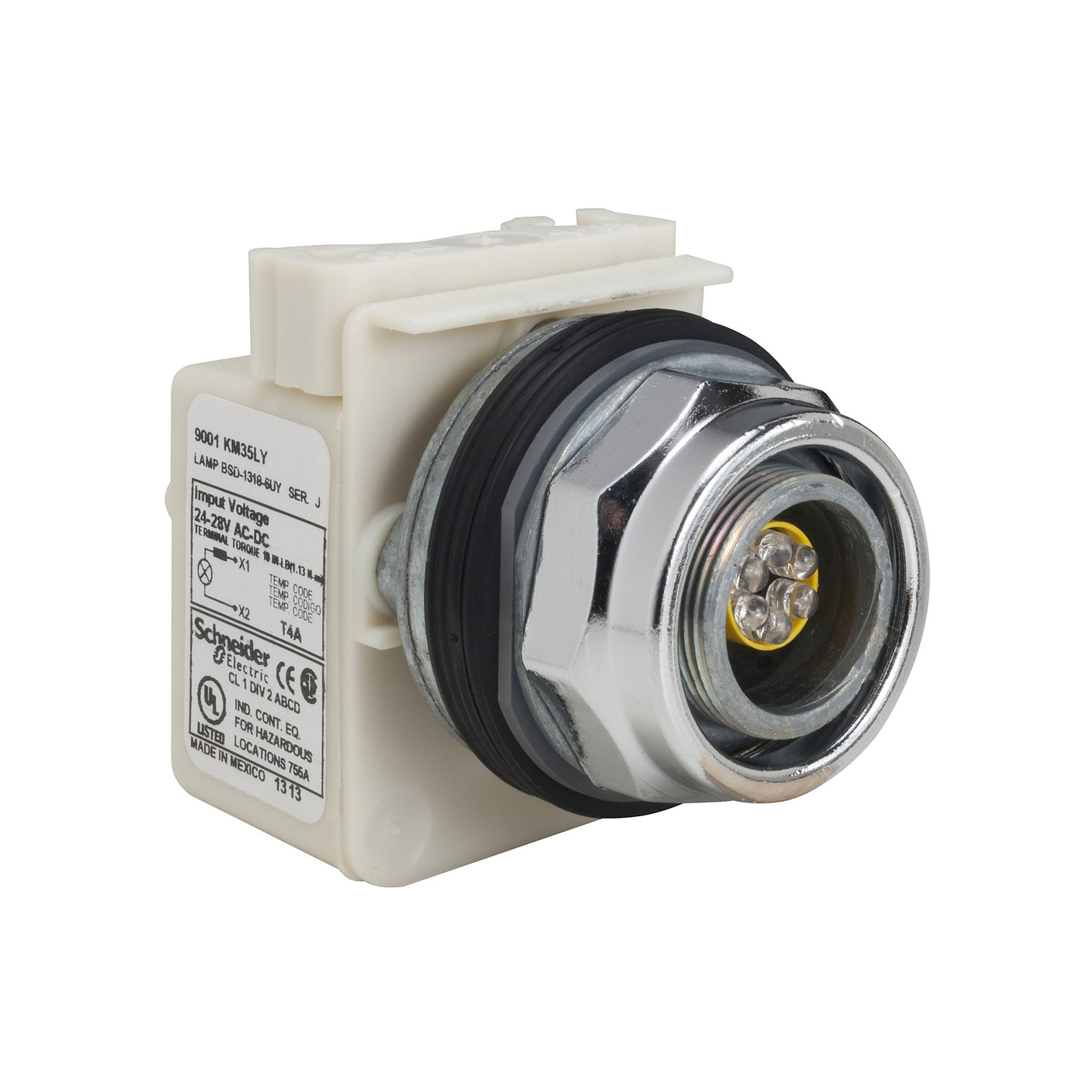 Schneider Electric-9001KP7-Harmony 9001K - voyant lumineux - Ø30 - rond sans lentille - 220/240Vca 50/60Hz