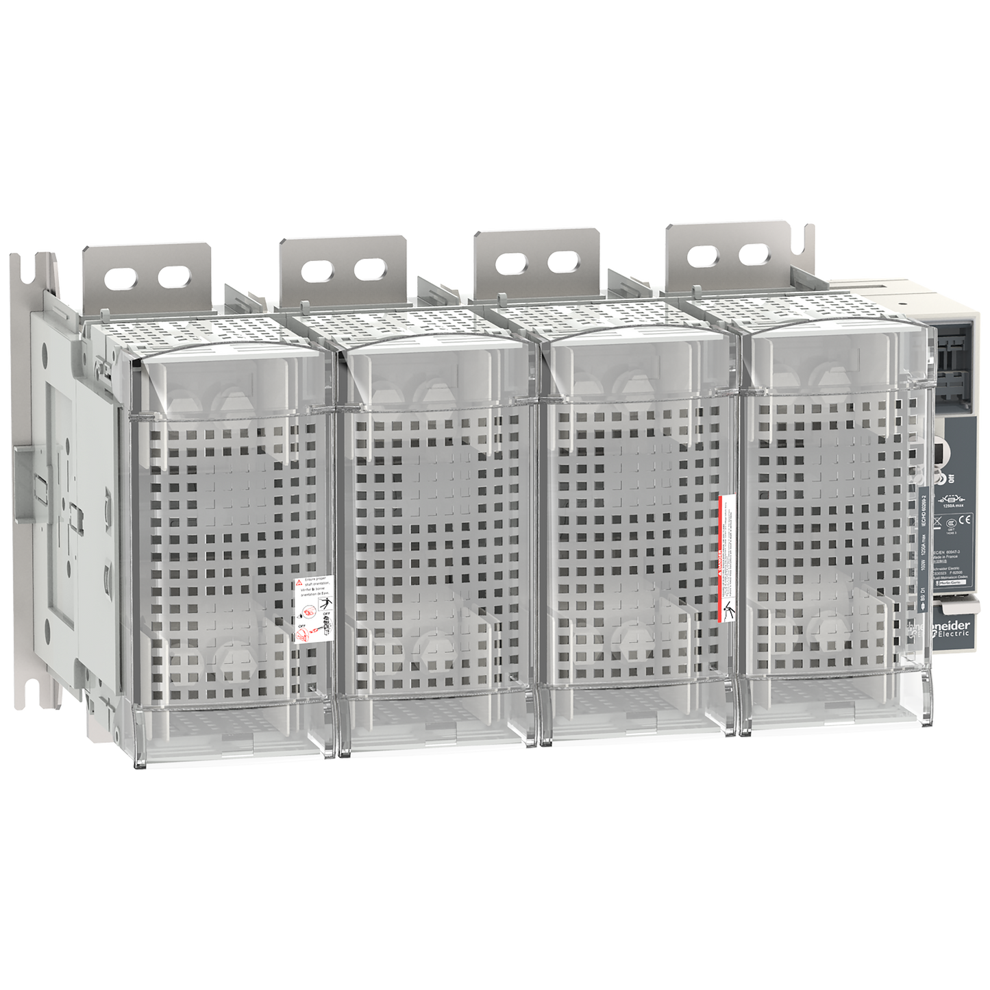 Schneider Electric-LV481694-FuPact GS - interrupteur sectionneur fusible - 1250A - 4P - BS D1 - F&R CTRL