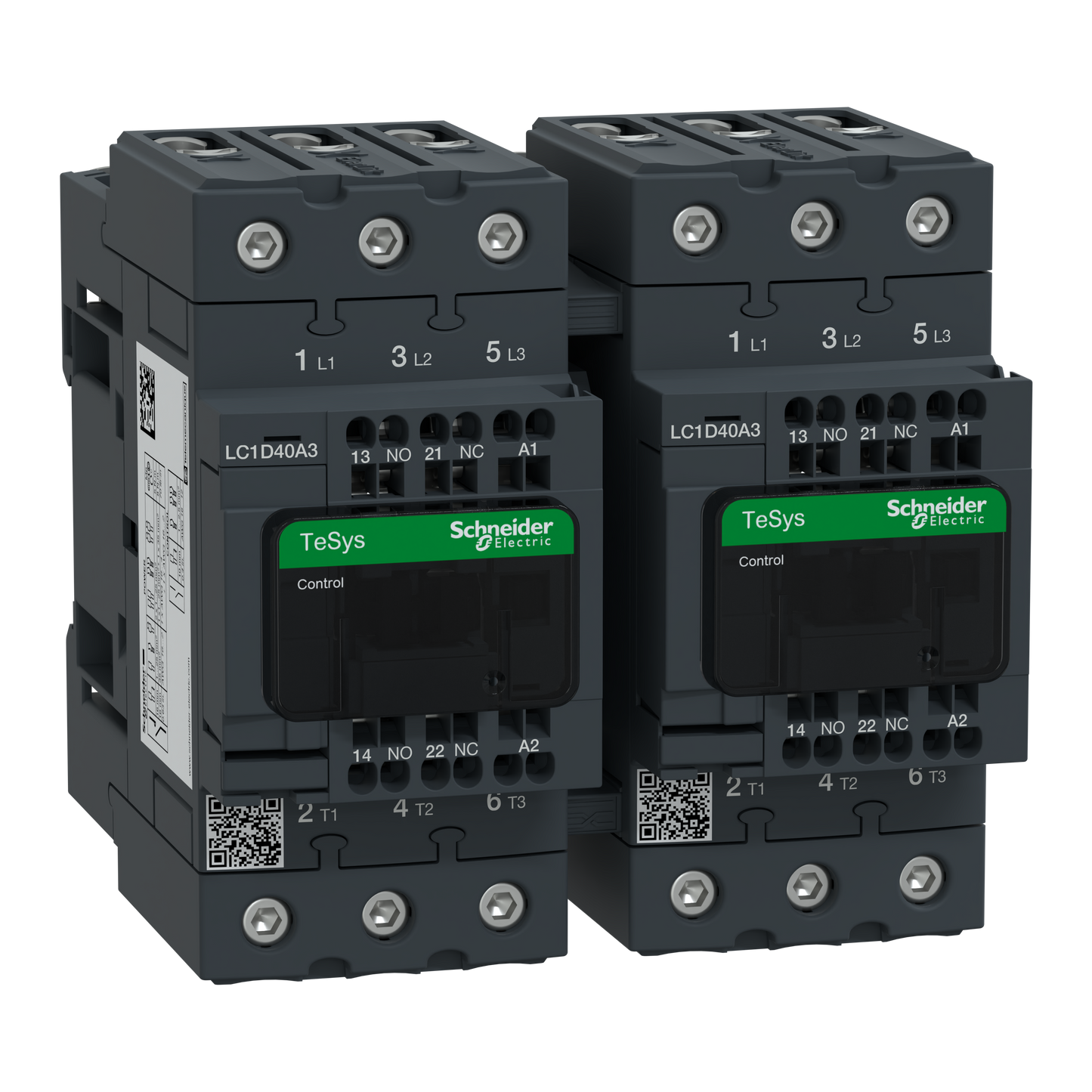 Schneider Electric-LC2D40A3FE7-TeSys D - Cont inv everlink 3p ac3 440v 40a ctrl ress bob 115v ca-50/60hz