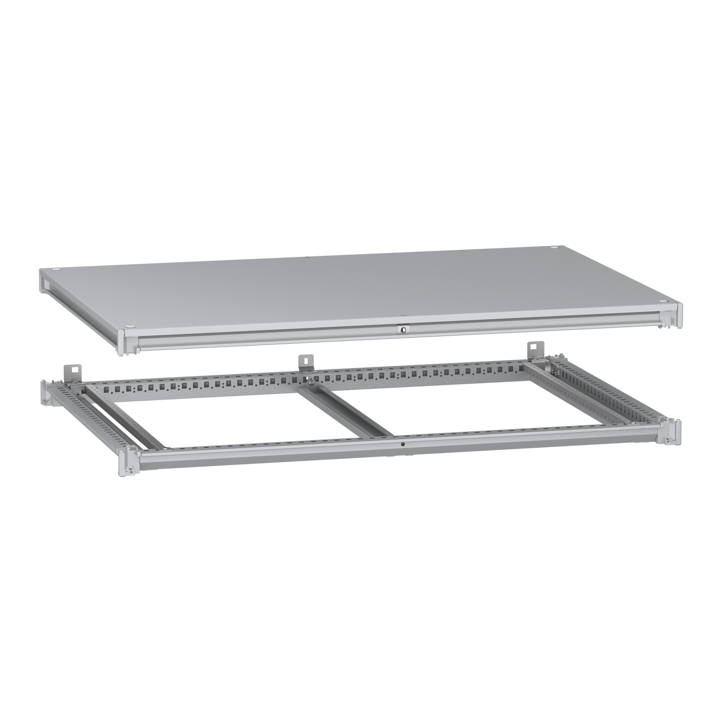 Schneider Electric-NSYSFNC128-PanelSeT SFN Kit - cadre supérieur et inférieur - 1200x800 mm (Hxl)