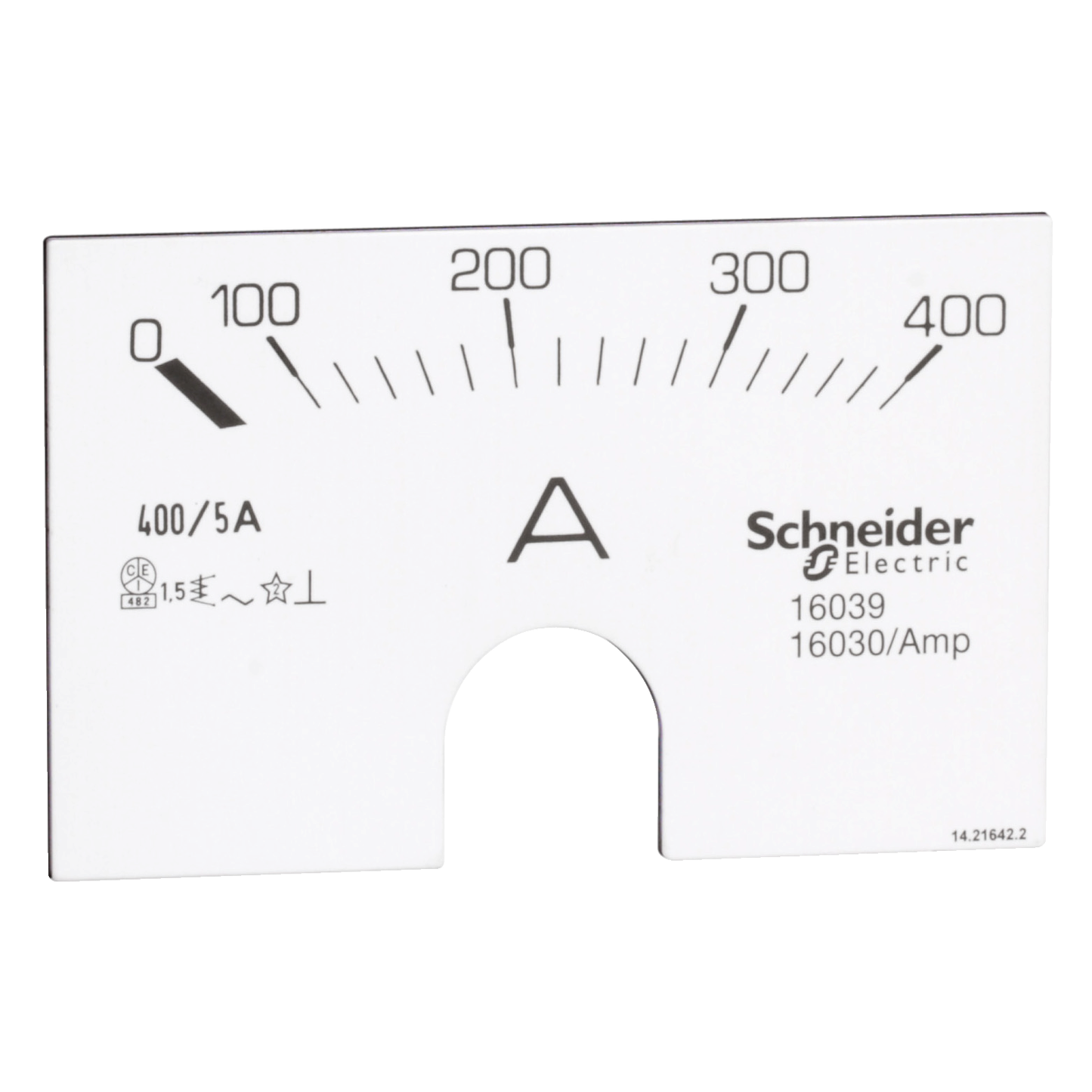 Schneider Electric-16039-PowerLogic - Cadran 0 à 400A pour ampèremètre analogique modulaire