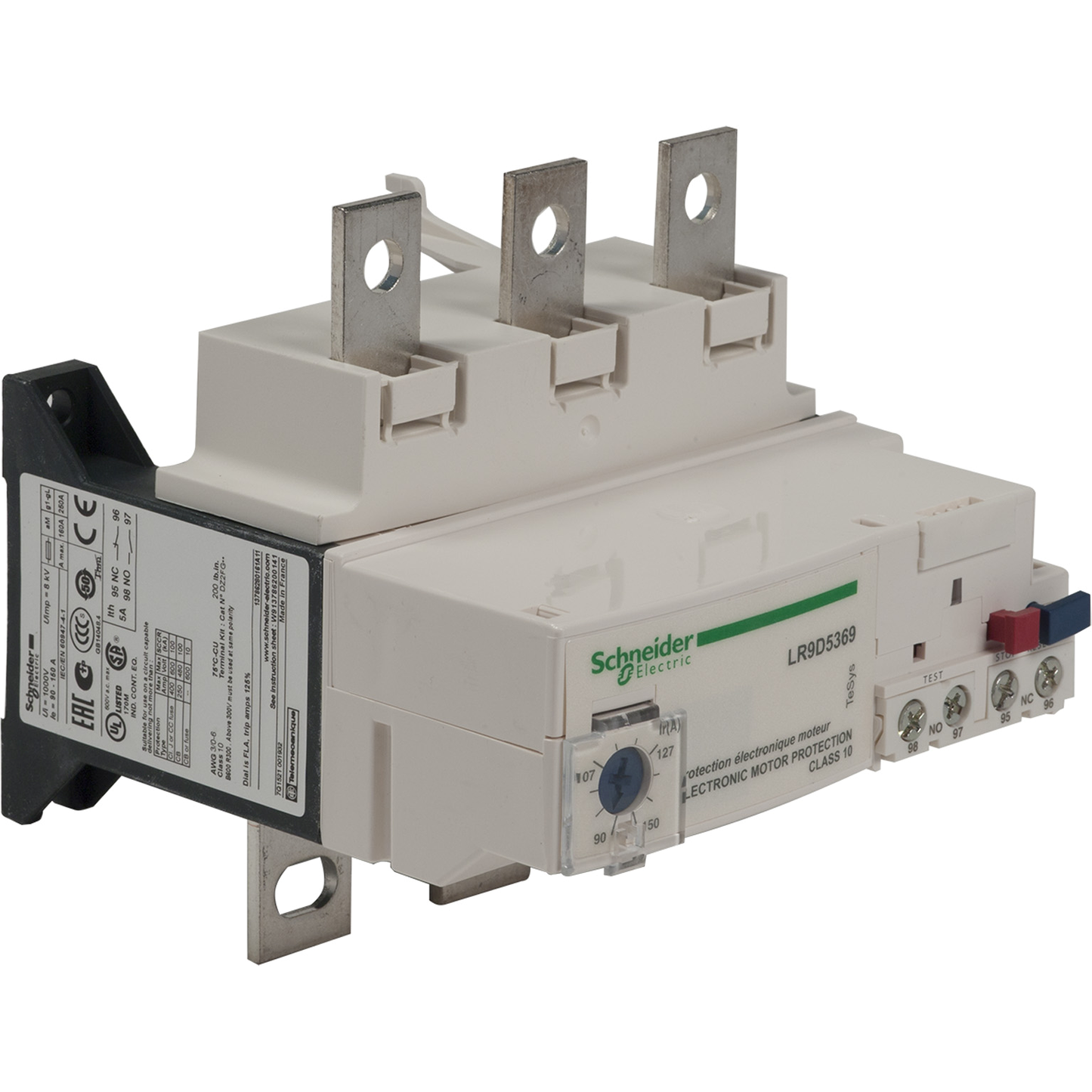 Schneider Electric-LR9D5369-TeSys LRD - relais de protection thermique - 90..150A - classe 10