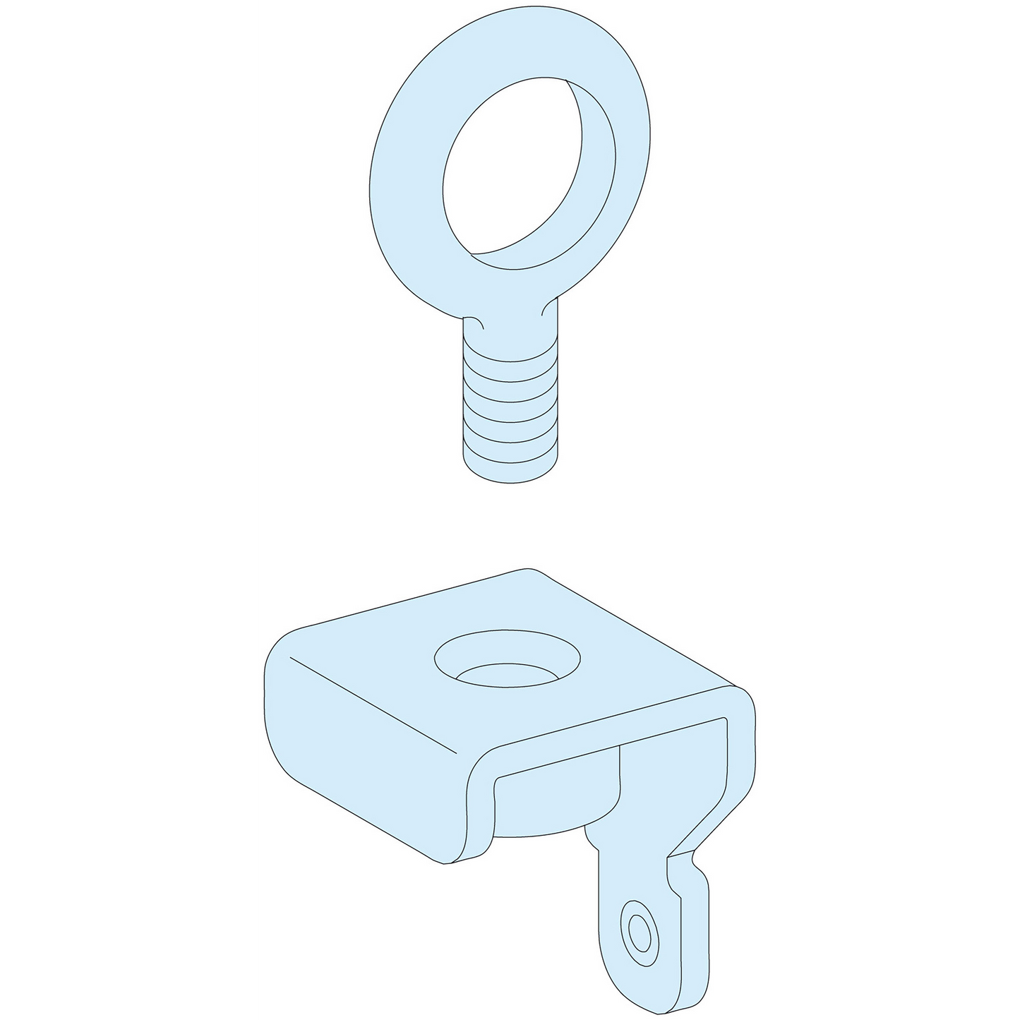 Schneider Electric-LVS08700-PrismaSeT P - Anneaux de levage - Lot de 4