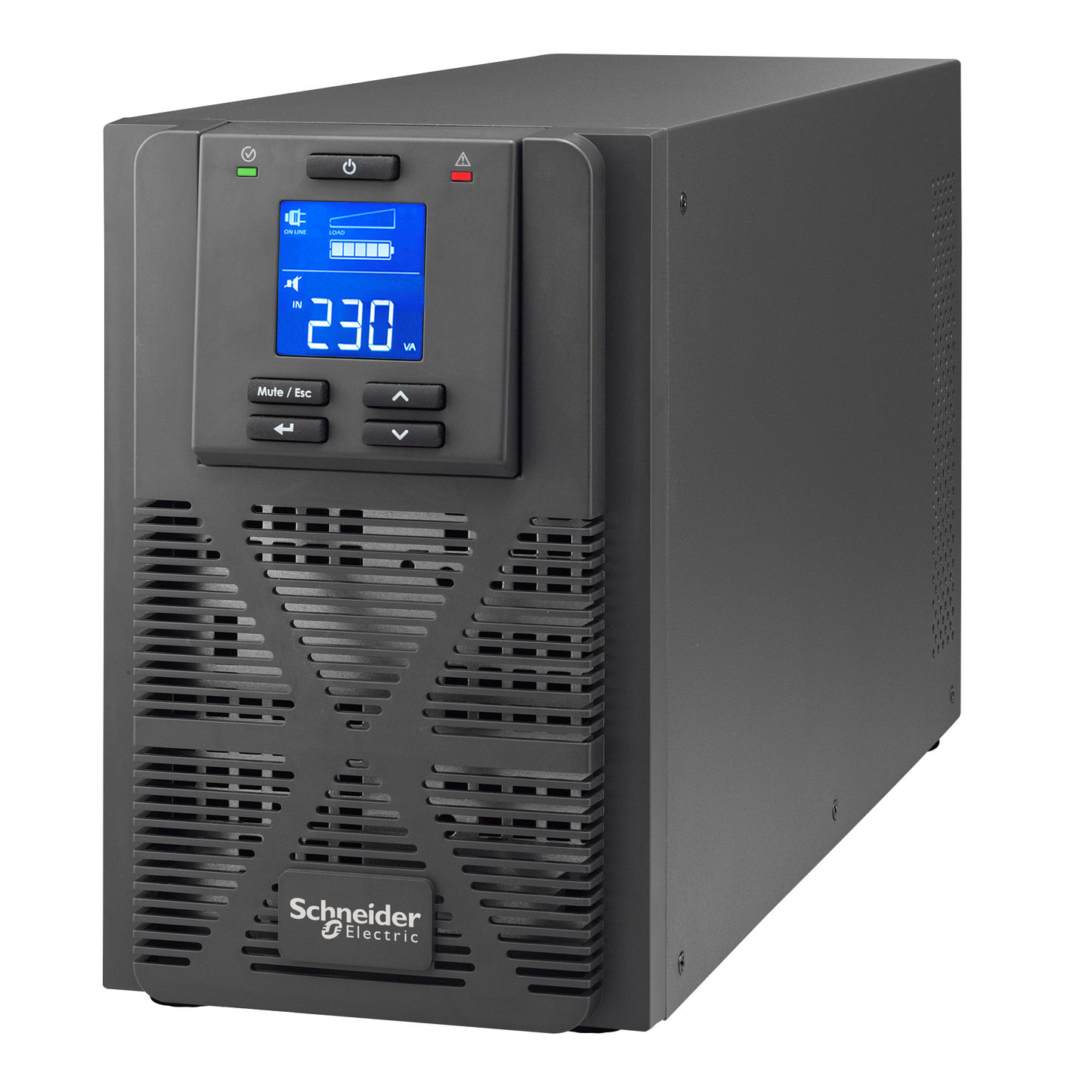 Schneider Electric-SRVS1KI-Easy UPS SRVS - onduleur tour on-line 1 ph - 230V - 1kVA - prises standard CEI