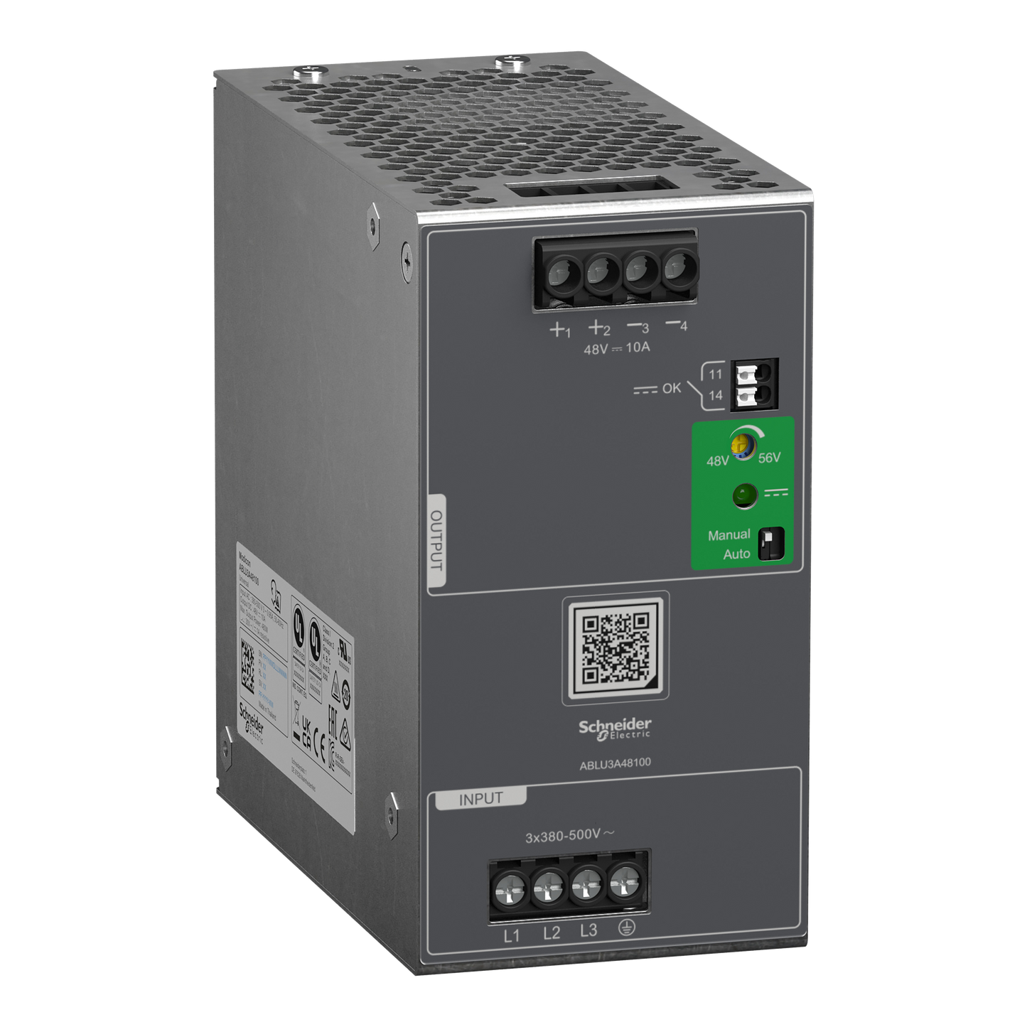 Schneider Electric-ABLU3A48100-Modicon - Alimentation - Sortie 48VDC - 10A - 3 Phases - Universelle