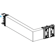 Schneider Electric-KSA250DLR41A-Canalis KSA - coude spécial 250A montage à droite - A=250mm-B=250-750mm