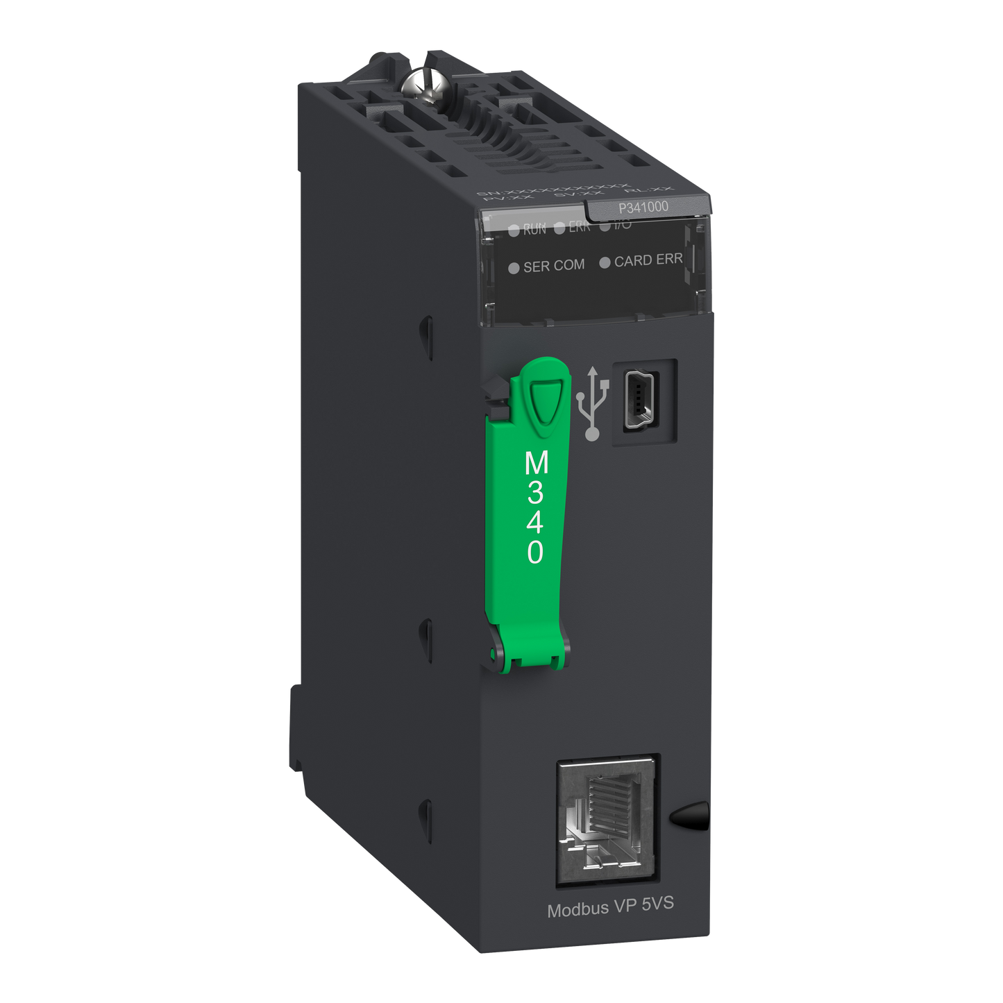 Schneider Electric-BMXP341000-Modicon M340 - processeur - 512 E/S TOR 128 E/S ANA - 1Modbus