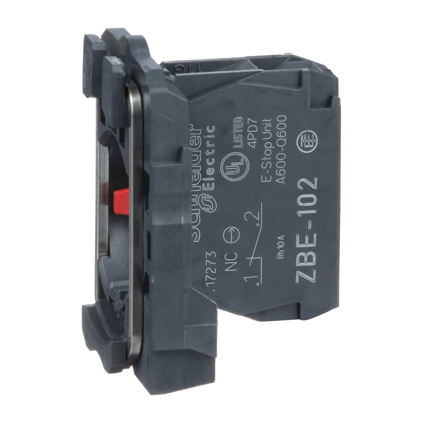 Schneider Electric-ZB5AZ102-Harmony XB5 - corps de bouton - 1O - raccordement vis-étrier