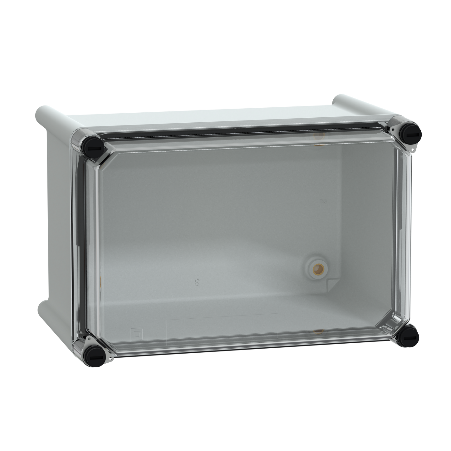 Schneider Electric-NSYPLS1827G-Thalassa PLS - Boite avec couvercle transparent 18x27x18 Ral 7035