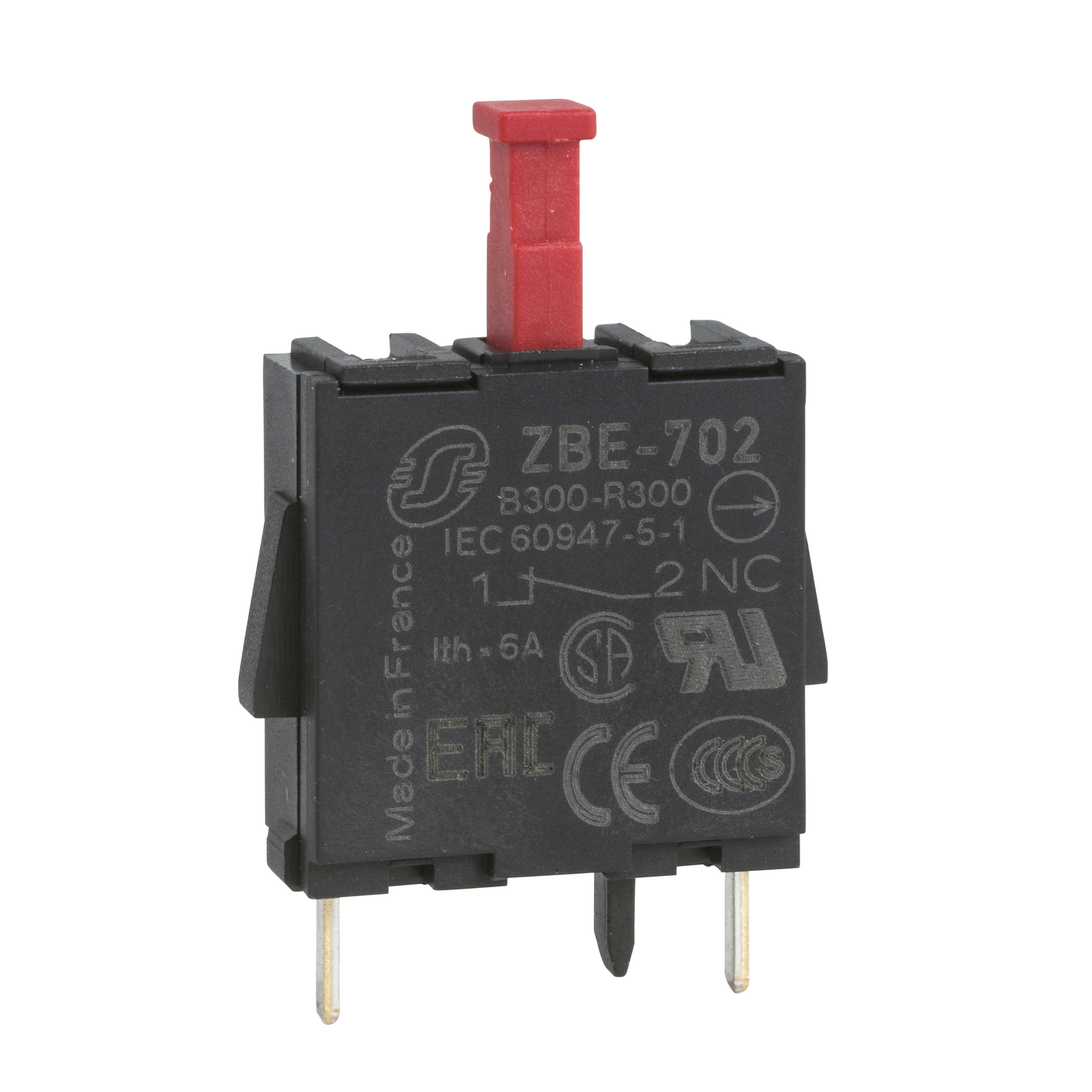 Schneider Electric-ZBE702-Harmony - bloc contact - 1O - raccordement sur circuit imprimé
