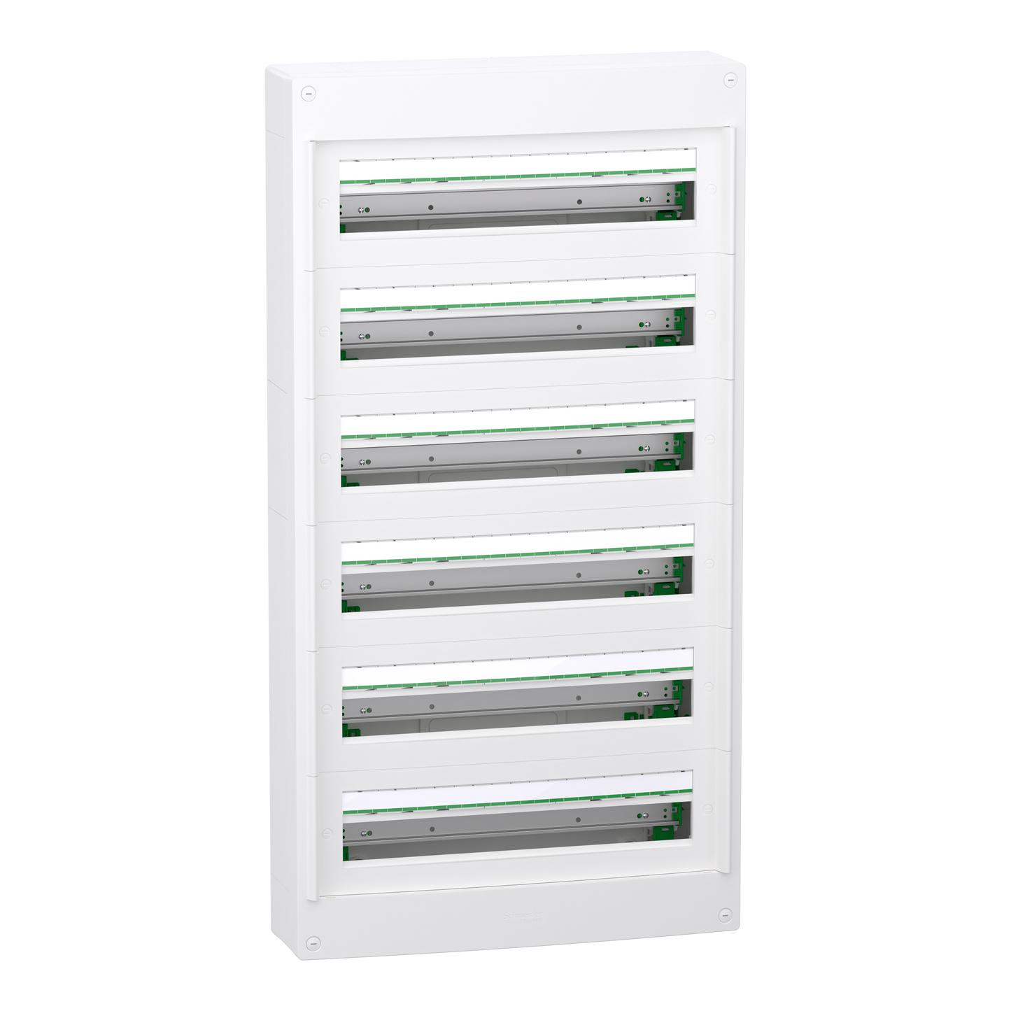 Schneider Electric-LVSXT624-PrismaSeT XS - Coffret plastique saillie 6 rangées 24 modules - sans porte