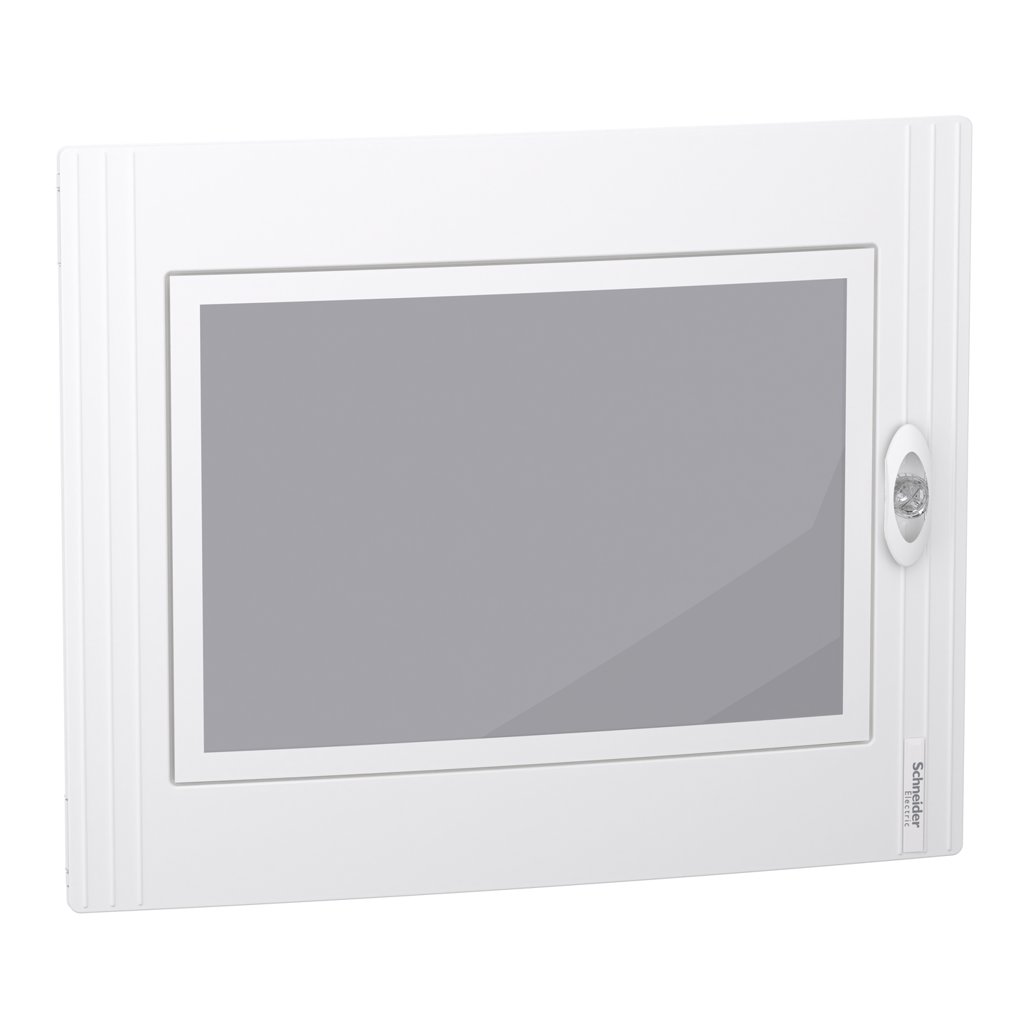 Schneider Electric-LVSXDT224-PrismaSeT XS - Porte transparente RAL9003 pour coffret saillie 2R 24 modules