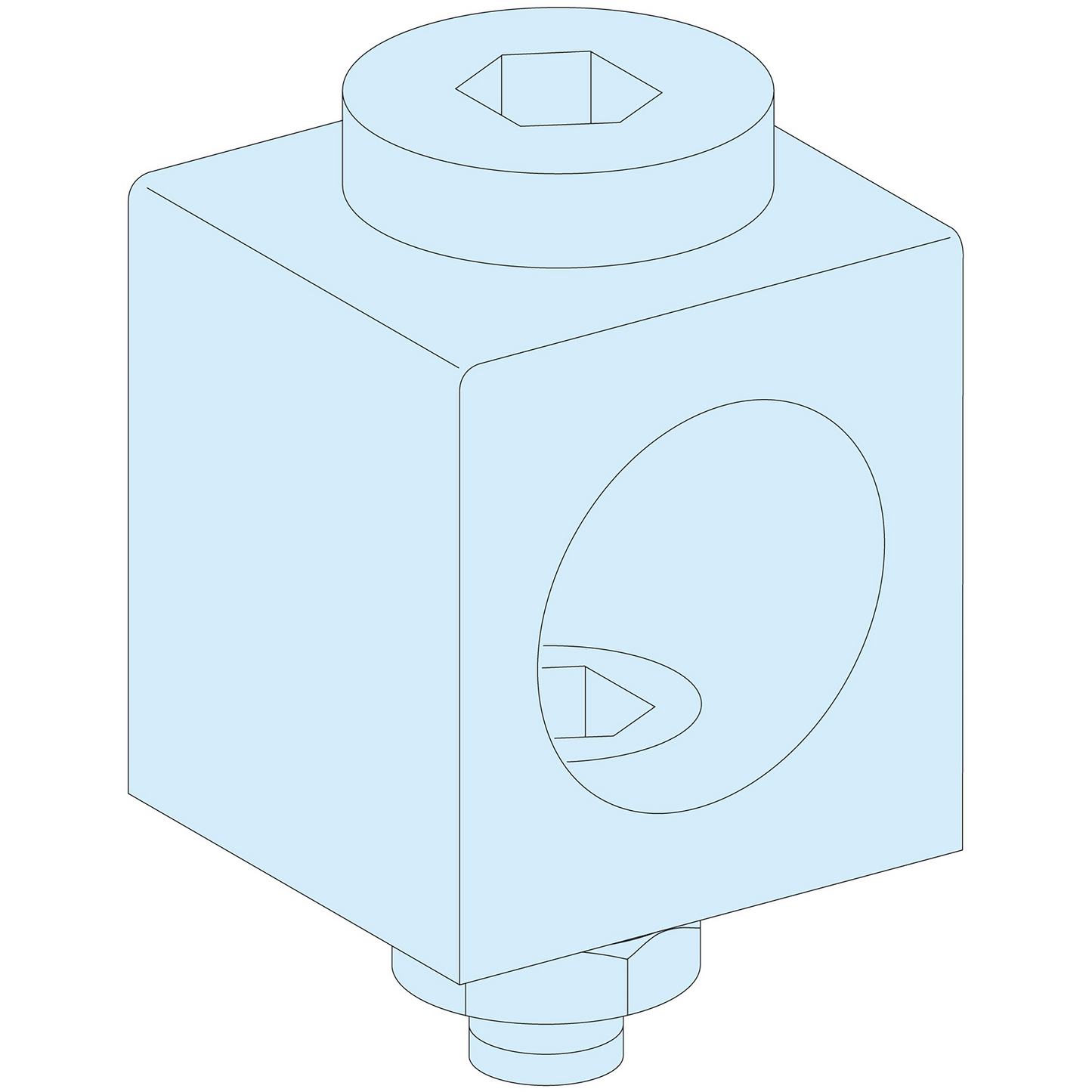 Schneider Electric-LVS07052-Linergy BS - 4 connecteurs câble 250 à 185 mm2