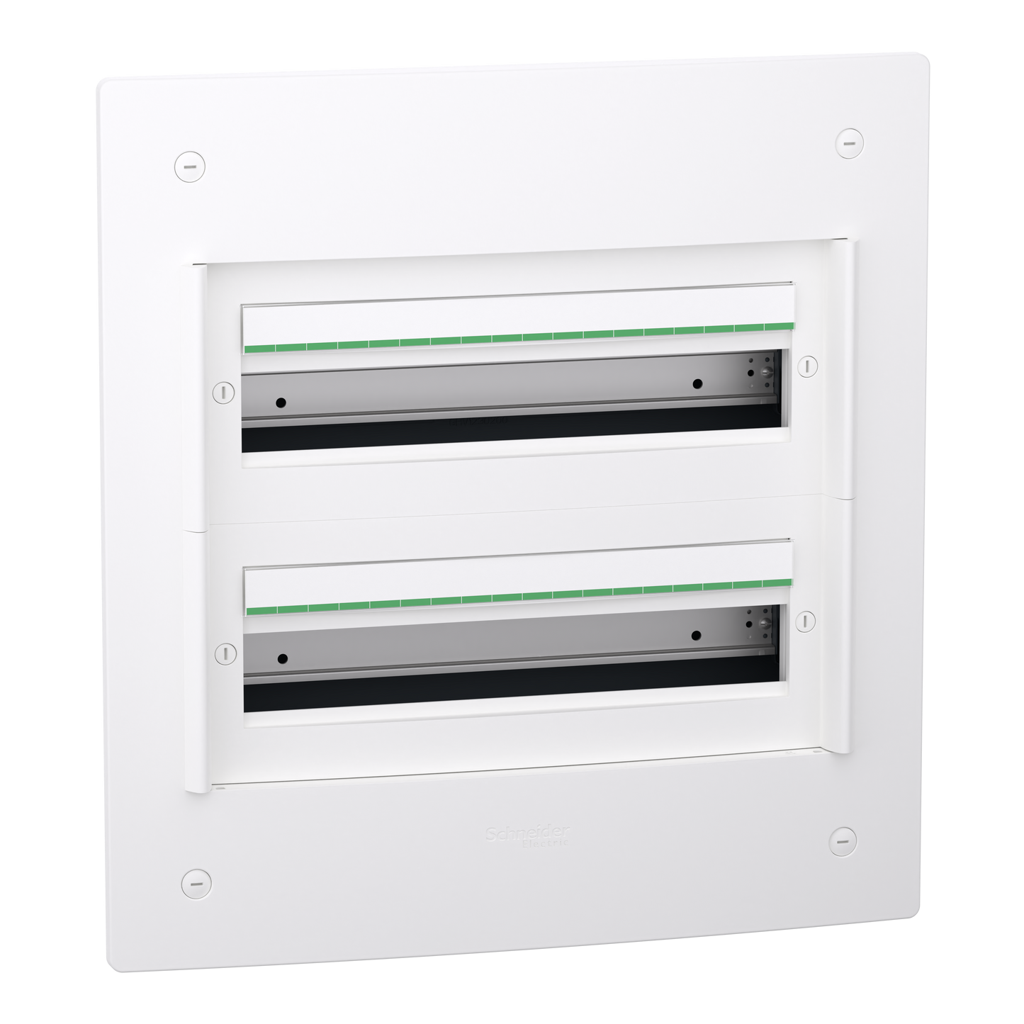 Schneider Electric-LVSXS218-PrismaSeT XS - Coffret encastré 2 rangées 18 modules - sans porte